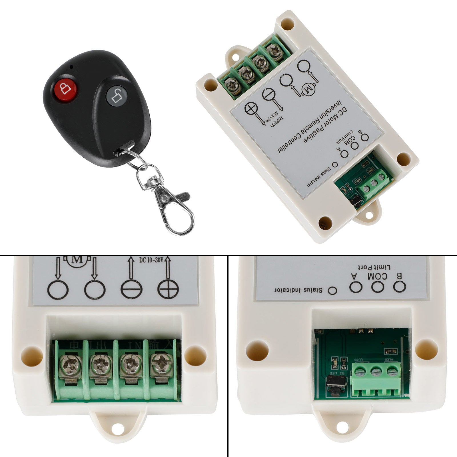 DC Motor Linear Actuator Controller Wireless Remote Control Kit Auto Car Lift