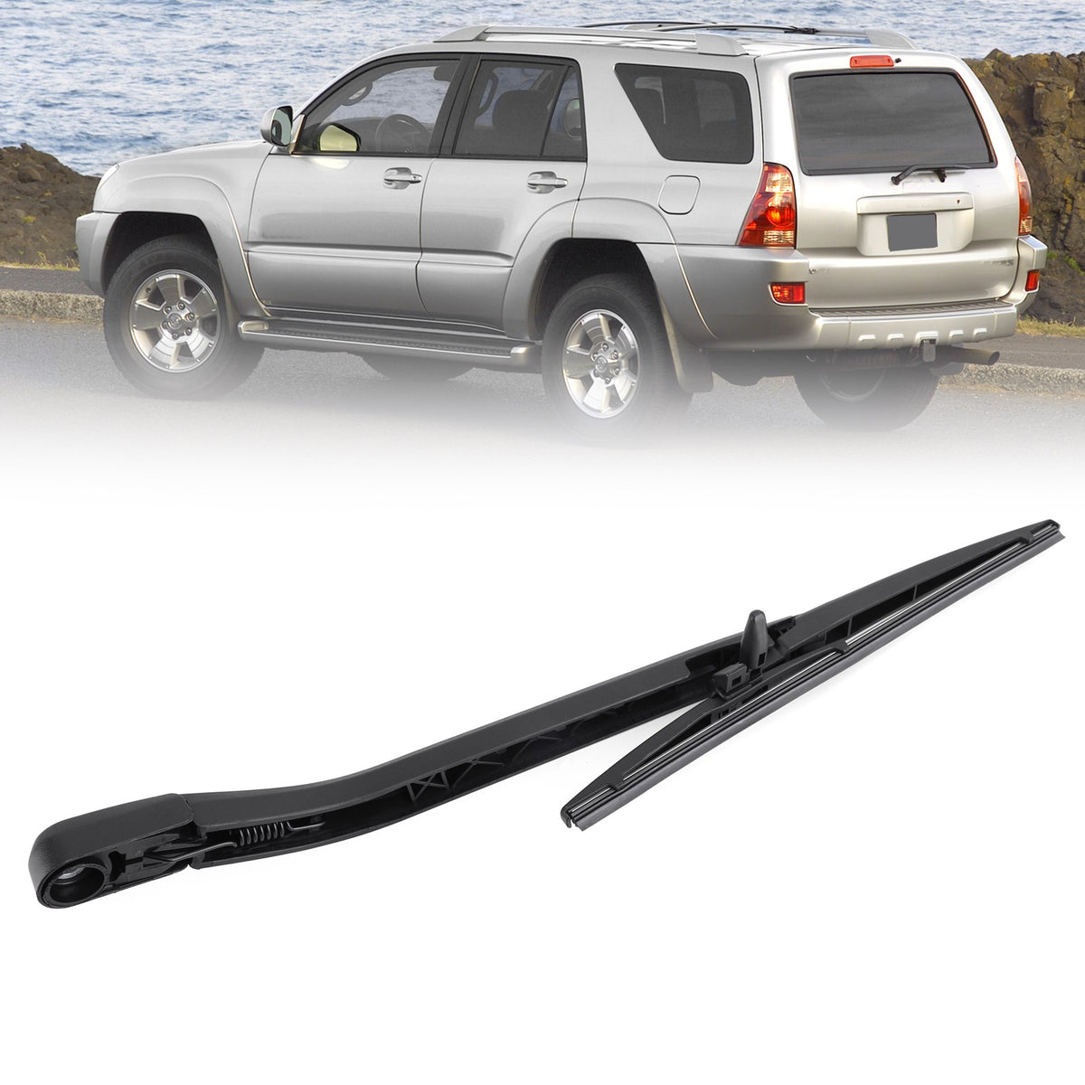 2PCS Rear Windshield Wiper Arm & Blade for Toyota 4Runner 2003-2009 85242-35021