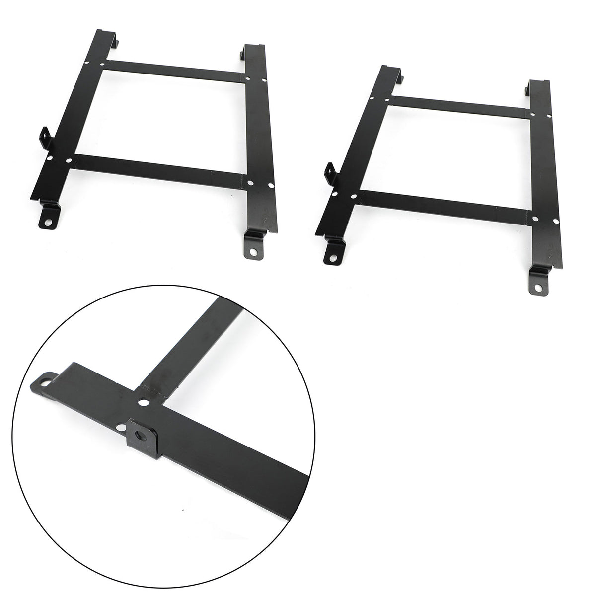 For 97-04 Corvette C5 2X Low Mount Racing Bucket Seat Base Tensile Steel Bracket