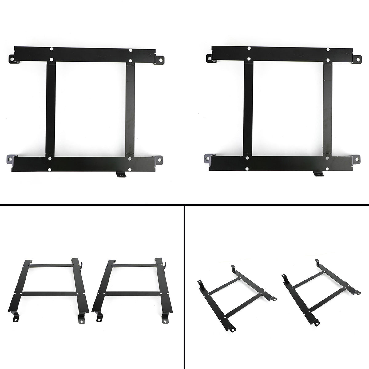 For 97-04 Corvette C5 2X Low Mount Racing Bucket Seat Base Tensile Steel Bracket