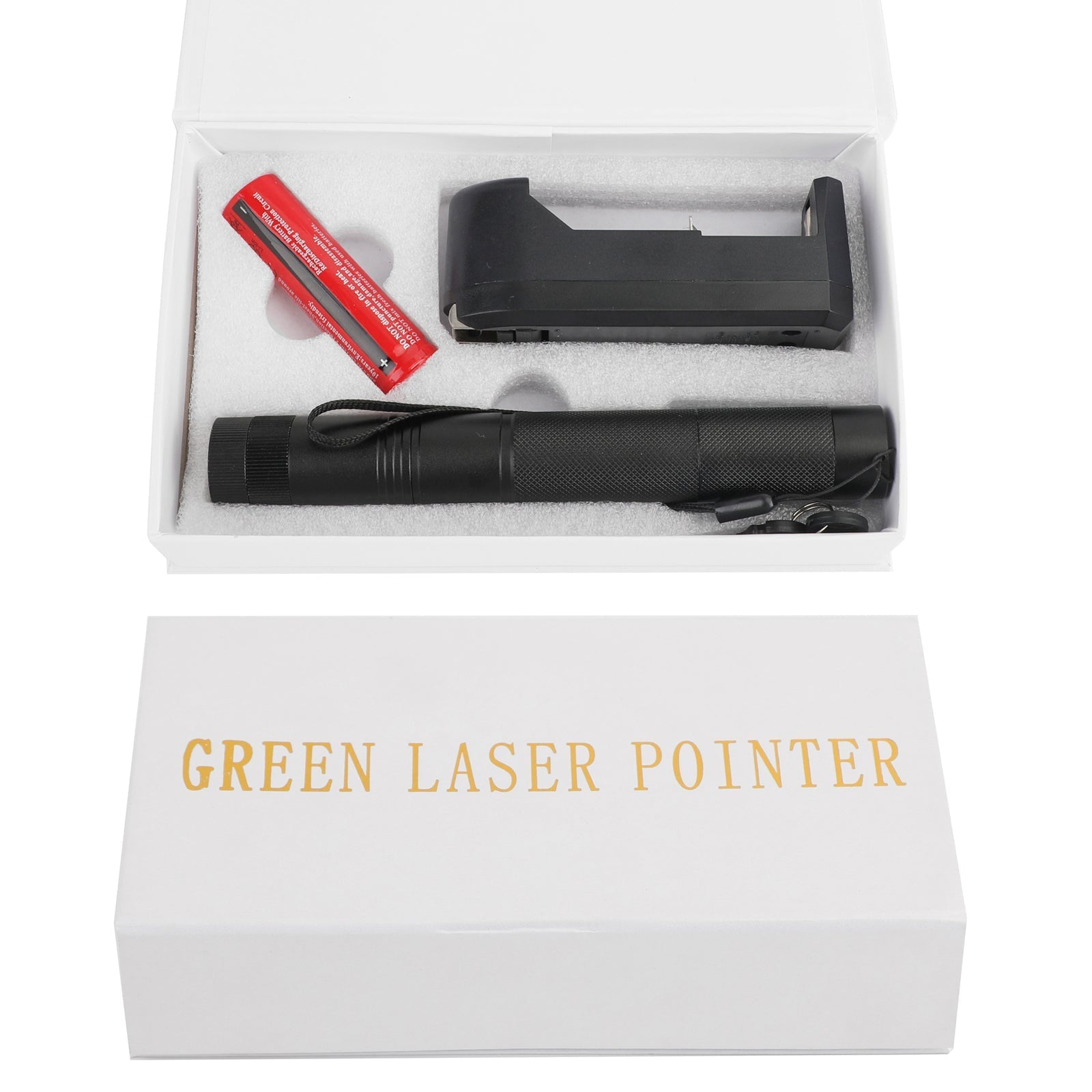 Aviation Aluminum Green Laser Pointer 532nm Rechargeable Child Safety Lock 1000m Range for Presentations Teaching