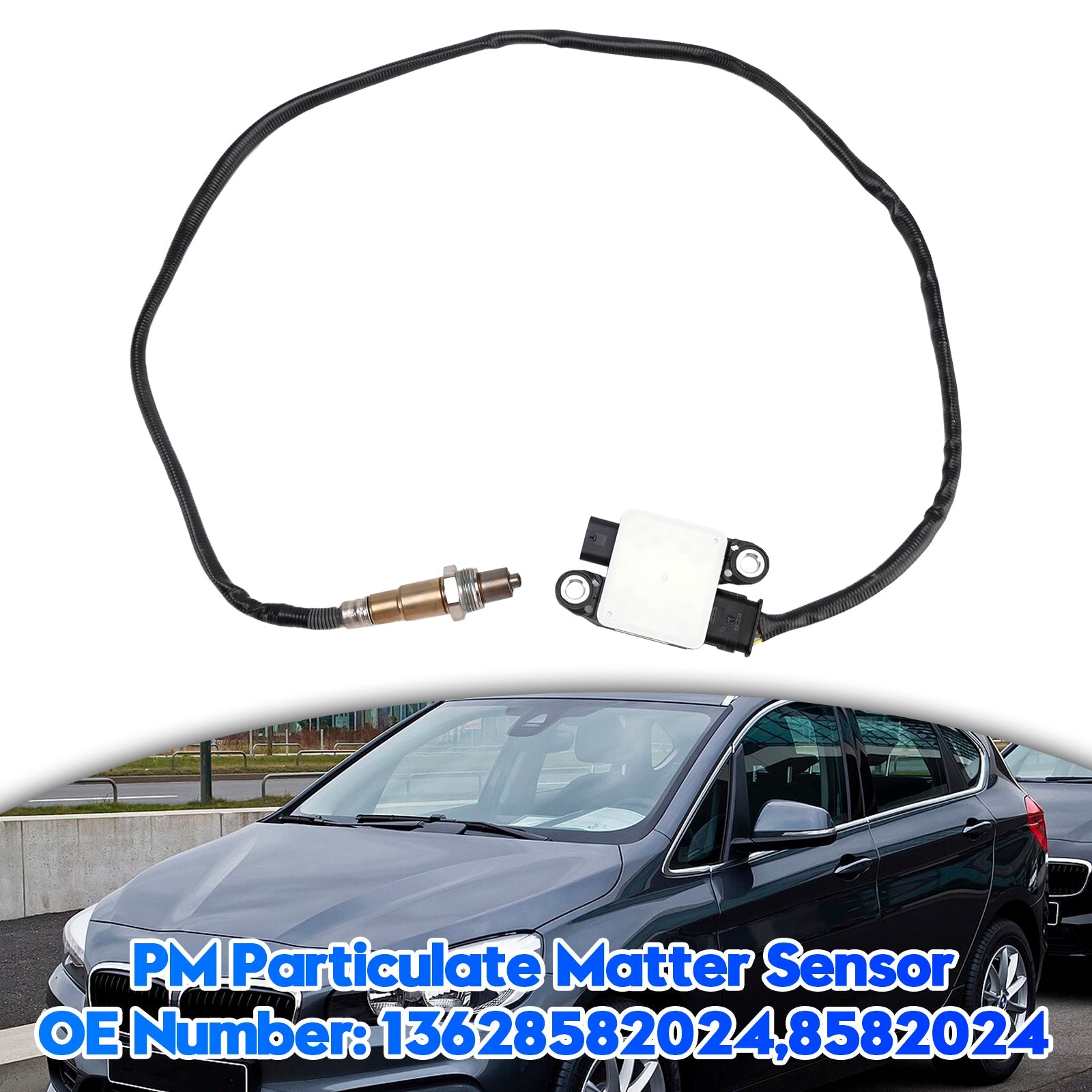 2013-2018 BMW X5 Diesel: 3.0 D Particulate Matter Sensor 13628582024 8582024