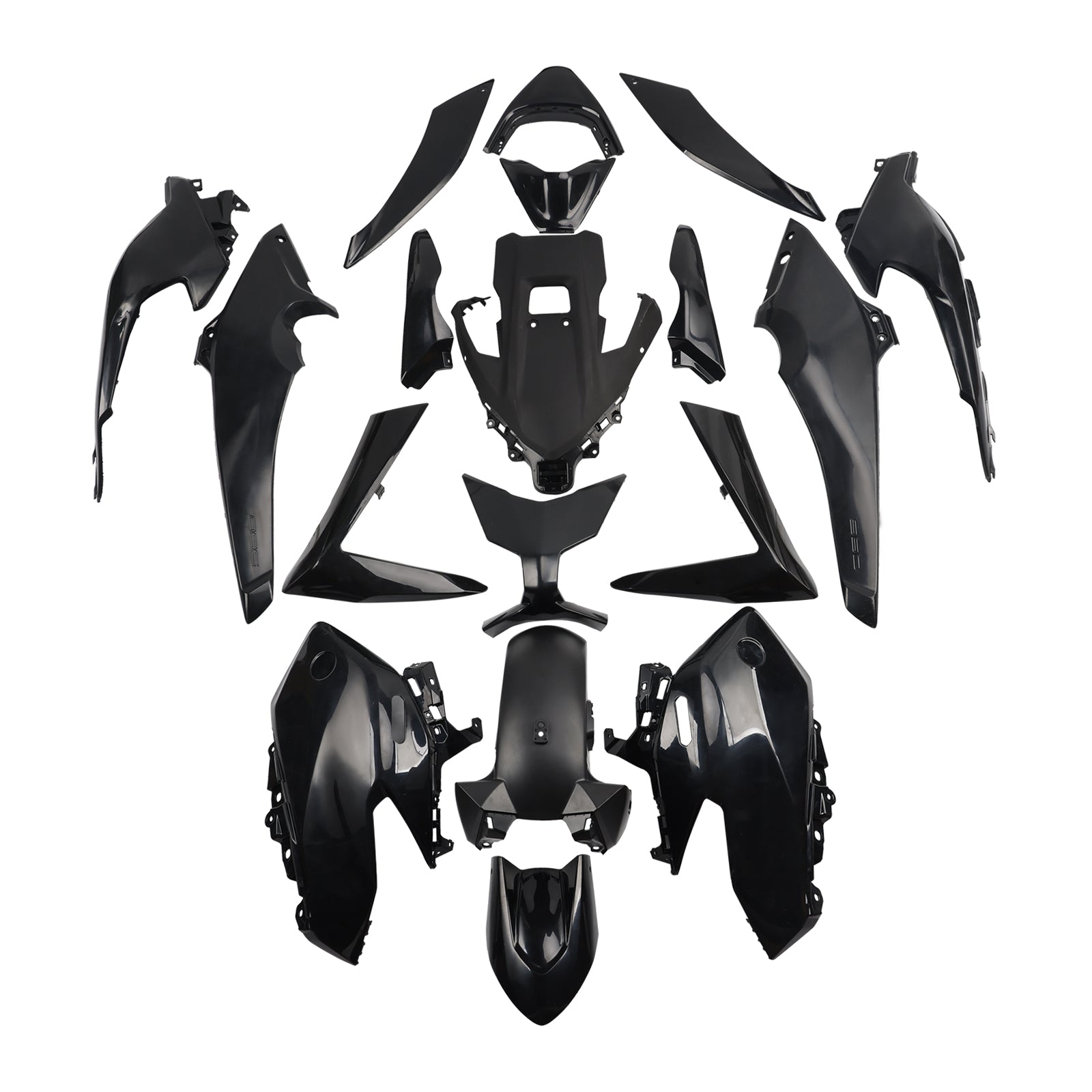 2025-2026 Yamaha TMAX560 Bodywork Fairing Injection Unpainted