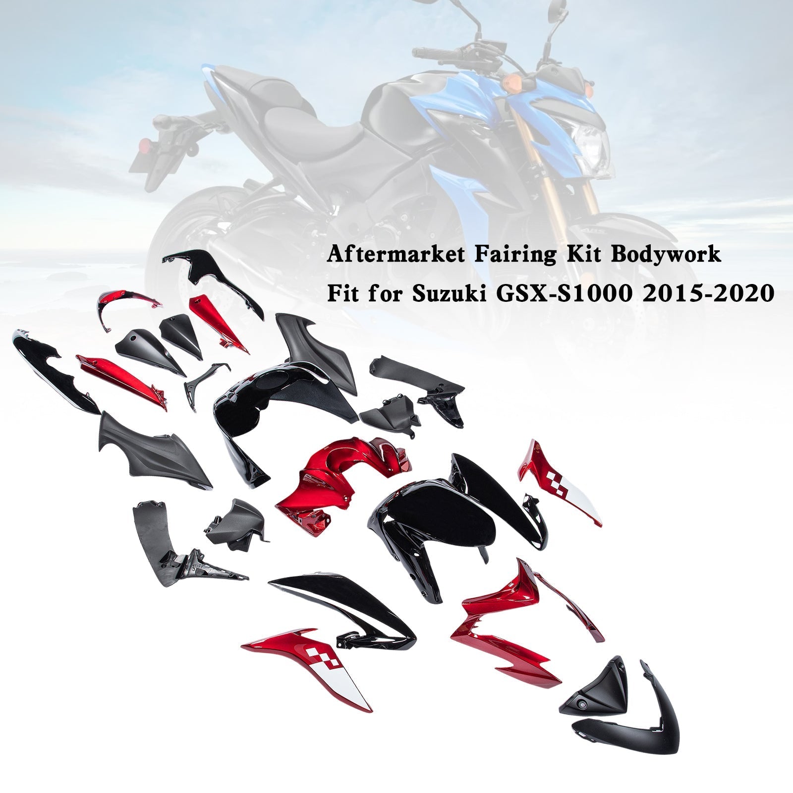 2015-2020 Suzuki GSX-S 1000 Plastic Bodywork Fairing Kit