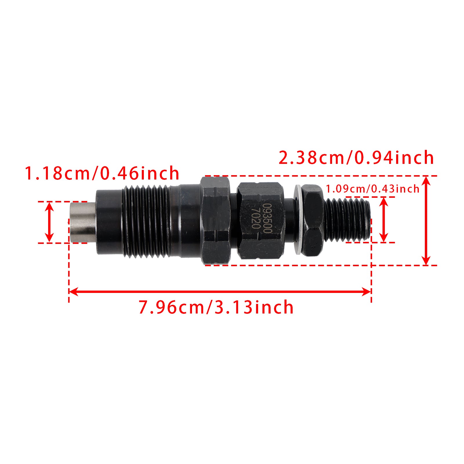 4Pcs Fuel Injector For Hilux Surf Prado 1KZ-TE 3.0L 093500-7020 23600-67040