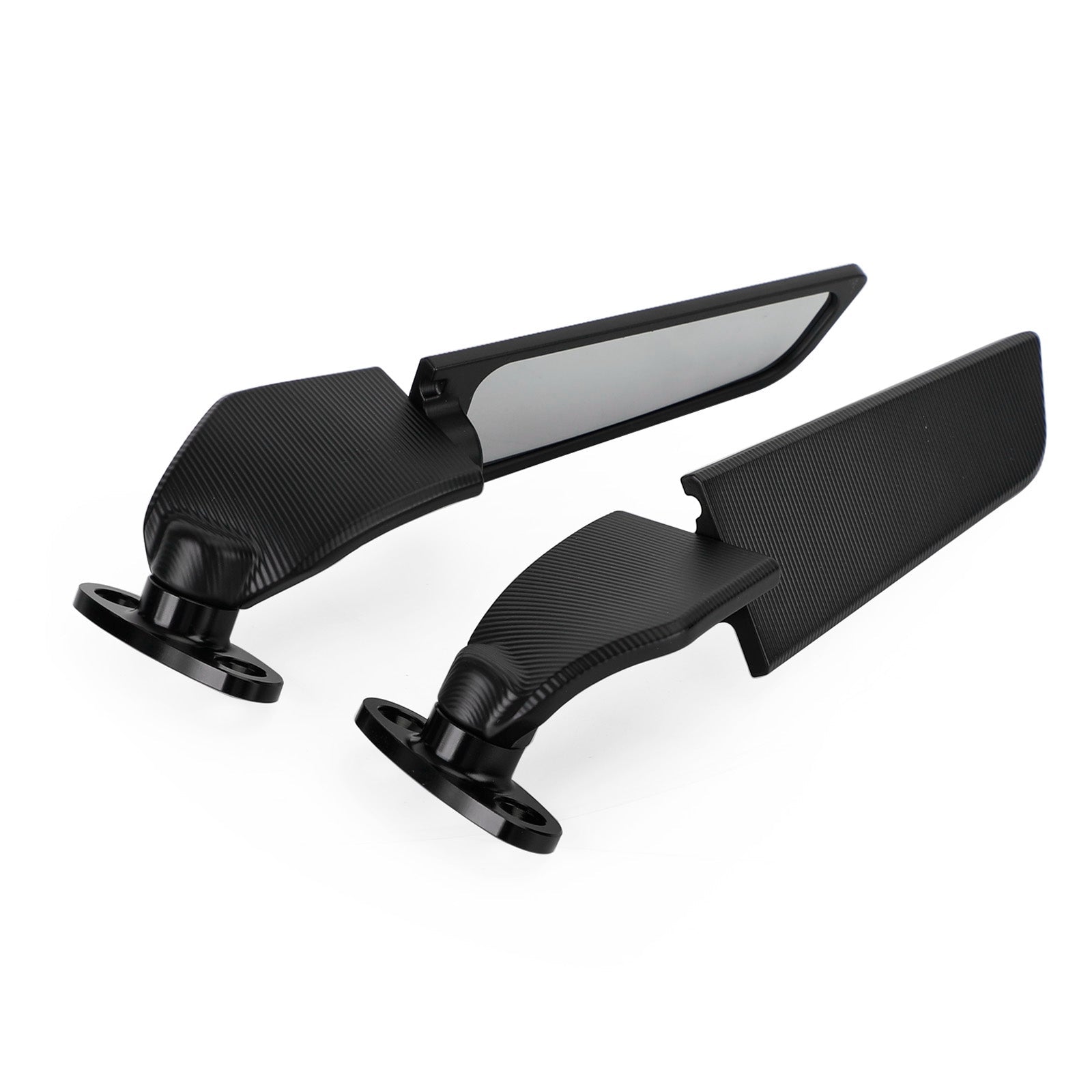 2004-2007 Honda CBR1000RR Wing Fin Spoiler Side Rearview Mirrors Generic