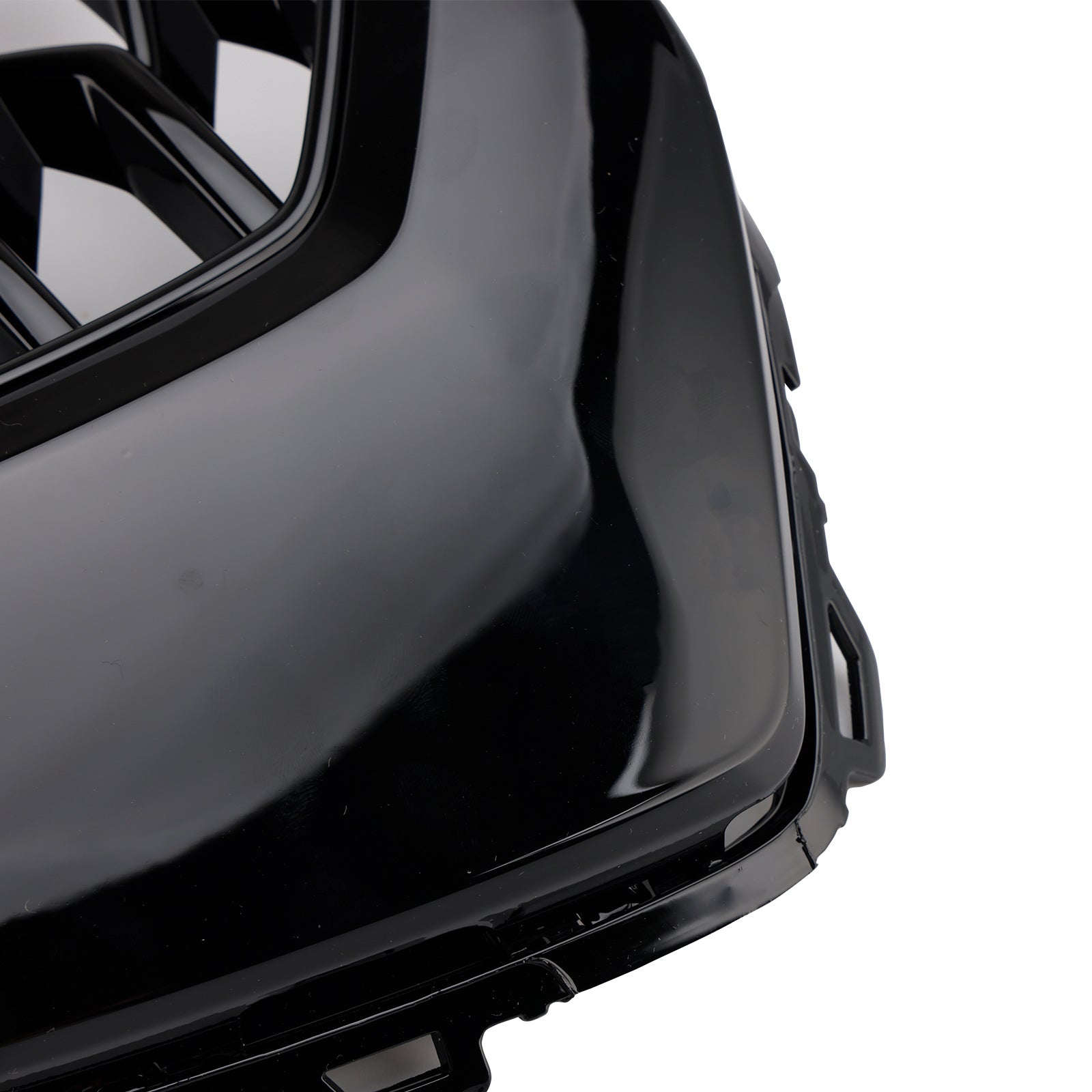 2021-2023 Audi A3 S-line Black Front Honeycomb Fog Light Grill Cover