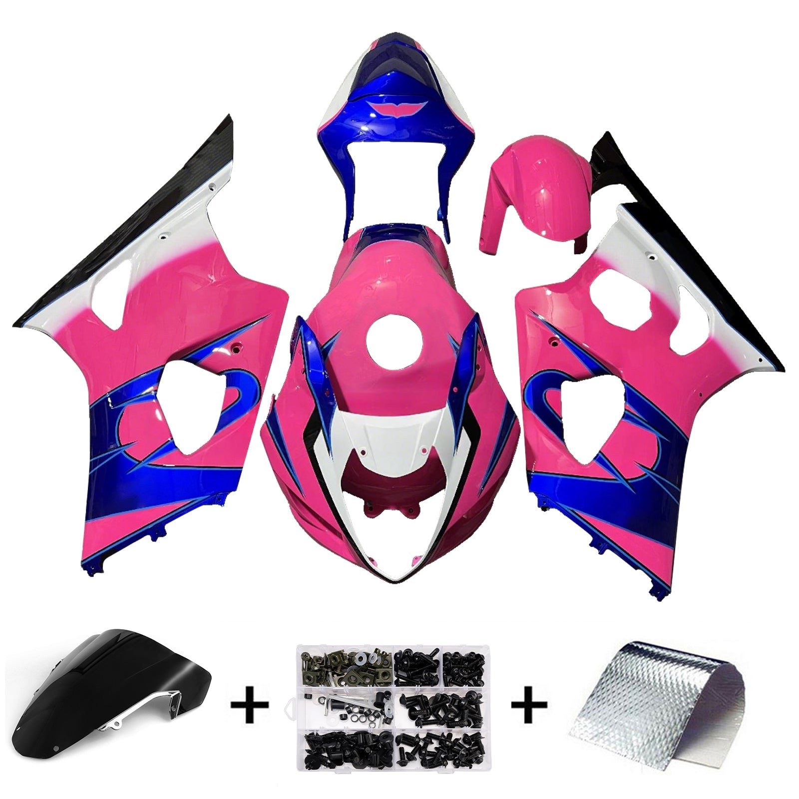 Injection Fairing Kit Bodywork Plastic ABS For Suzuki GSXR1000 2003-2004 K3