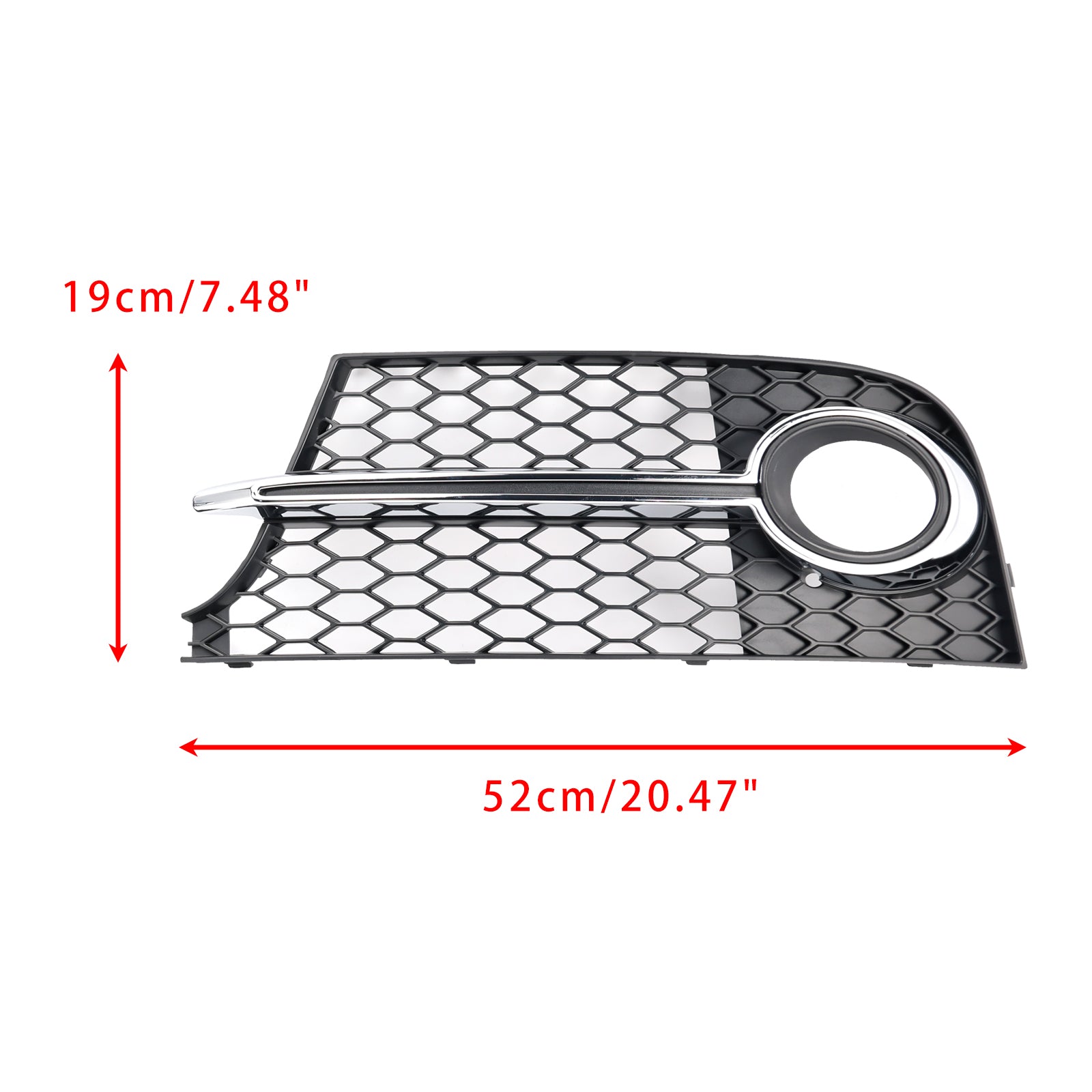Audi TT MK2 S-Line TTS 2011-2014 Chrome Front Bumper Fog Light Grille
