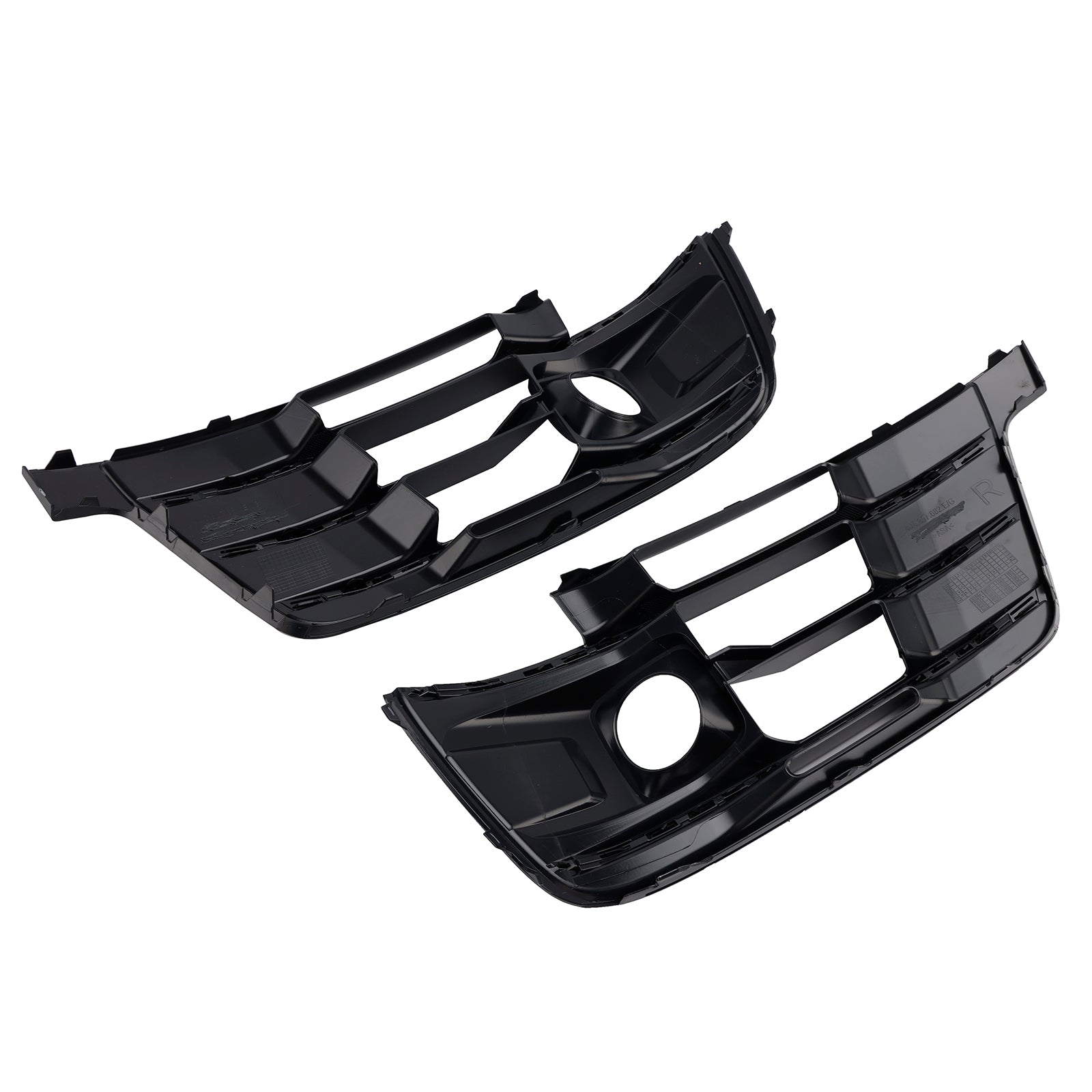2016-2019 Fit Audi Q7 2PCS Front Bumper Fog Light Grille Cover 4M0807681E