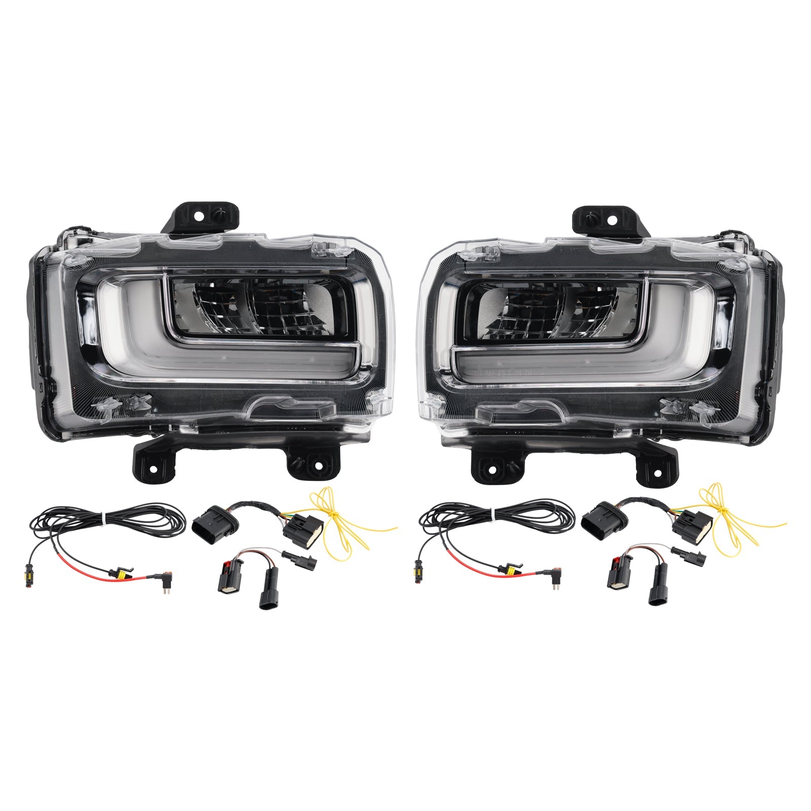 2024-2025 Ford F150 Pair LED Front Fog Light Lamp RL3415A254AB RL3415A254AC