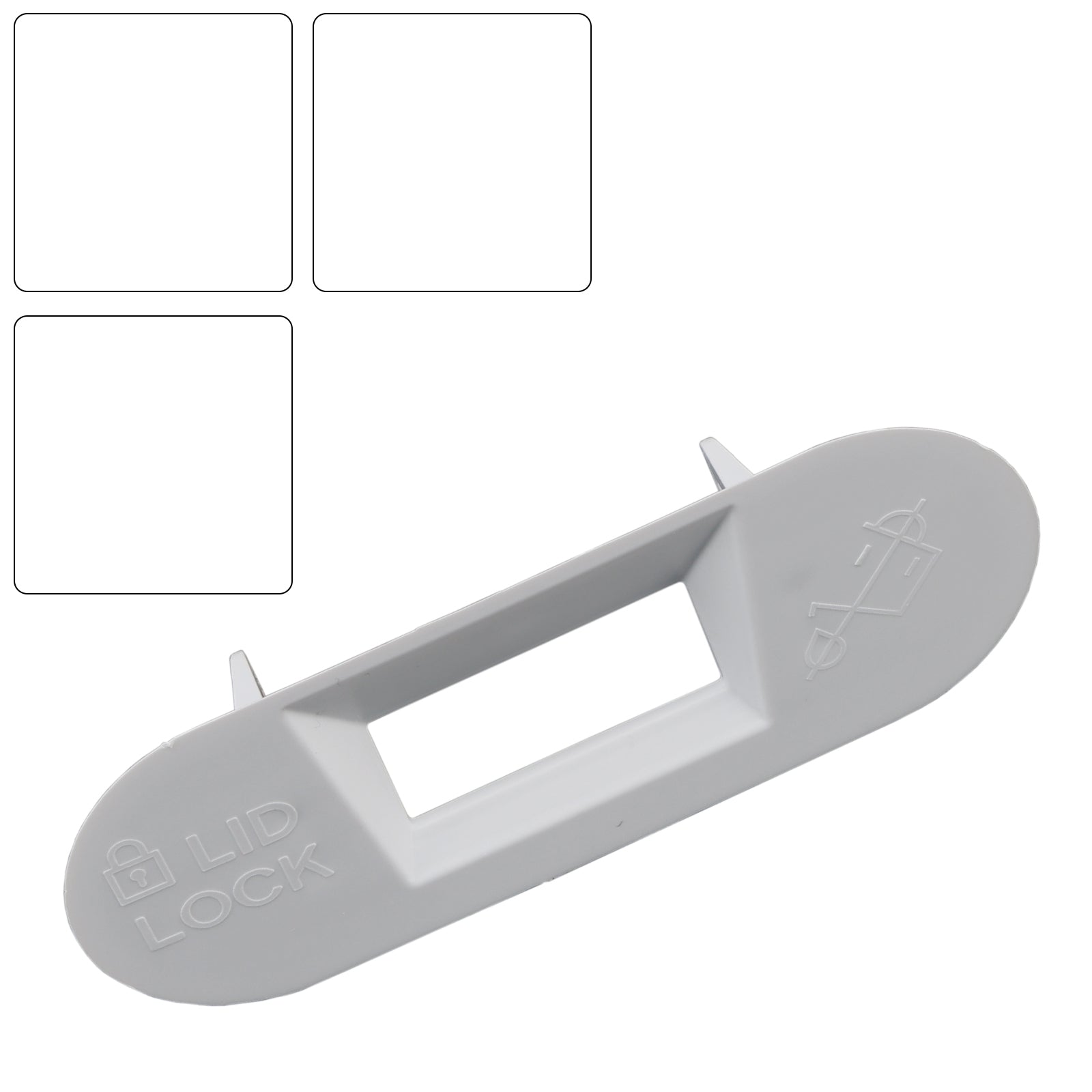 W11545554 Washer Lid Lock Bezel White