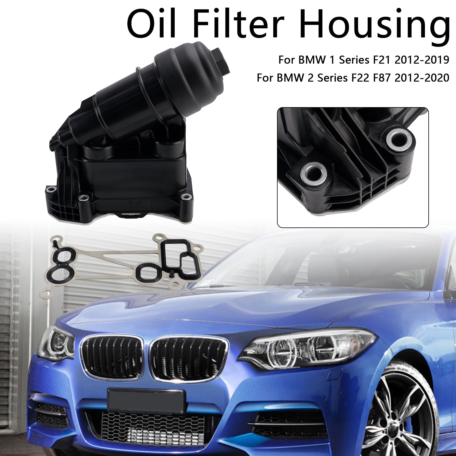 2006-2013 BMW 3 Series E92 Oil Filter Housing 7800066 11427800066