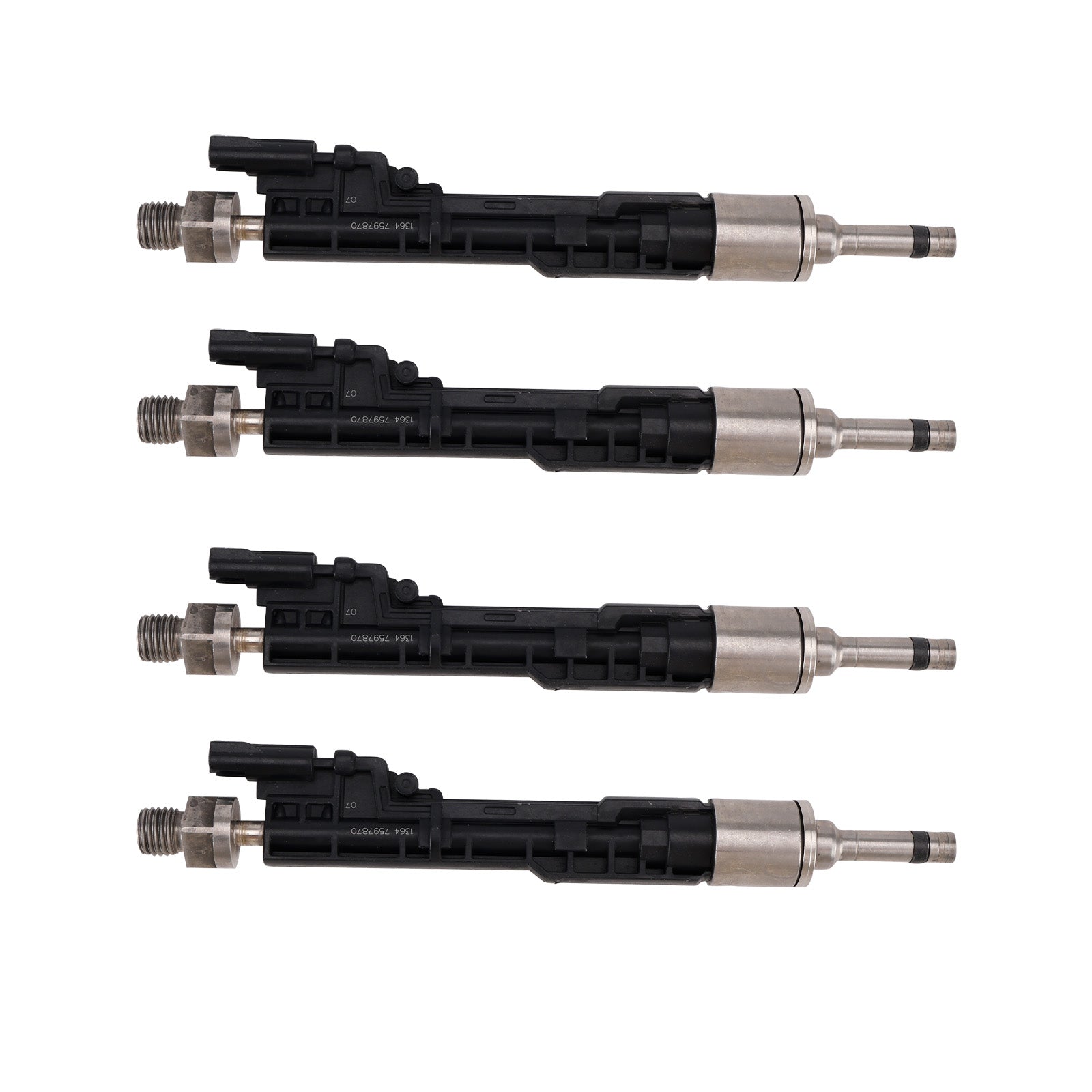 4Pcs Fuel Injector For BMW 5 Series 2011-2016 X5 2011-2013 0261500109