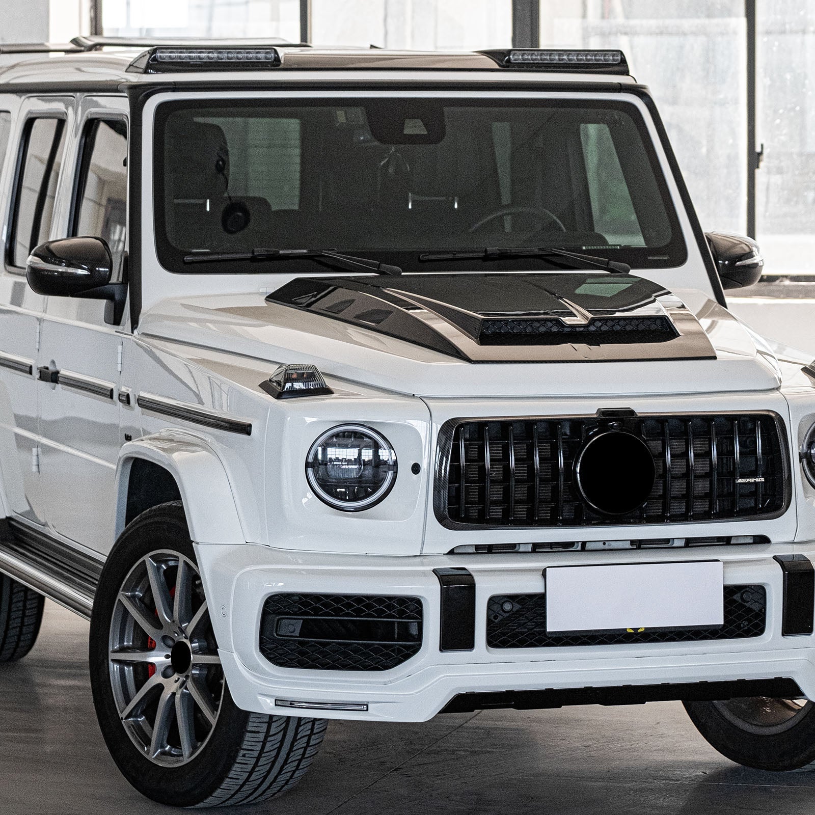 Front Grille Grill Trim Fit Mercedes Benz G-Class W465 2025+ Upgrade To B900 Style