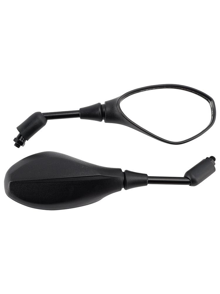 BLACK PAIR REAR VIEW MIRRORS 10MM FOR BMW F800R 2005-2026 S1000R 2013-2020