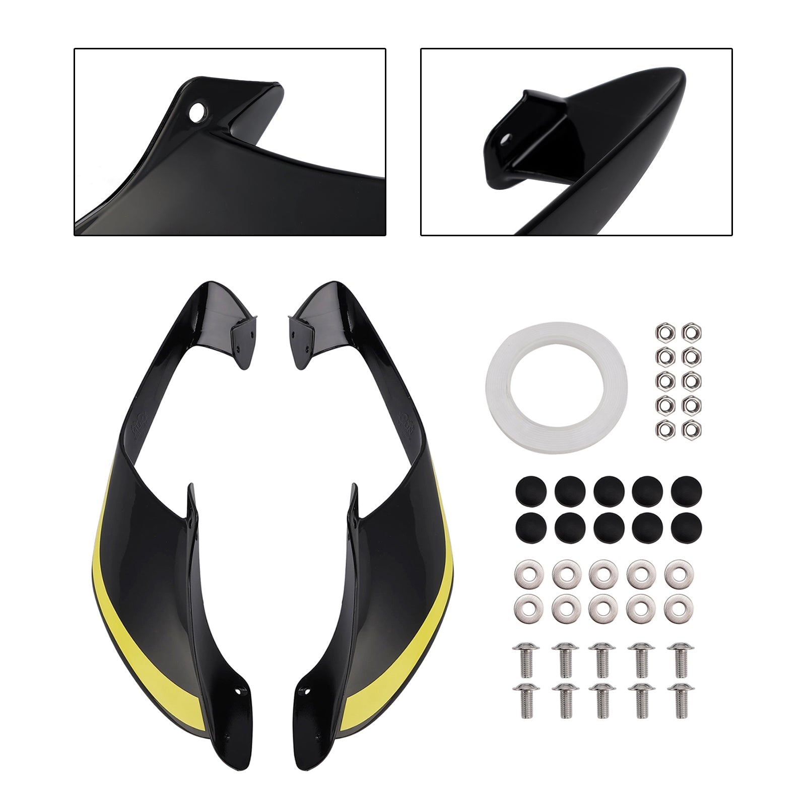 2021-2024 Yamaha YZF R1 R1M Front Side Winglets Wings Spoiler Fairing