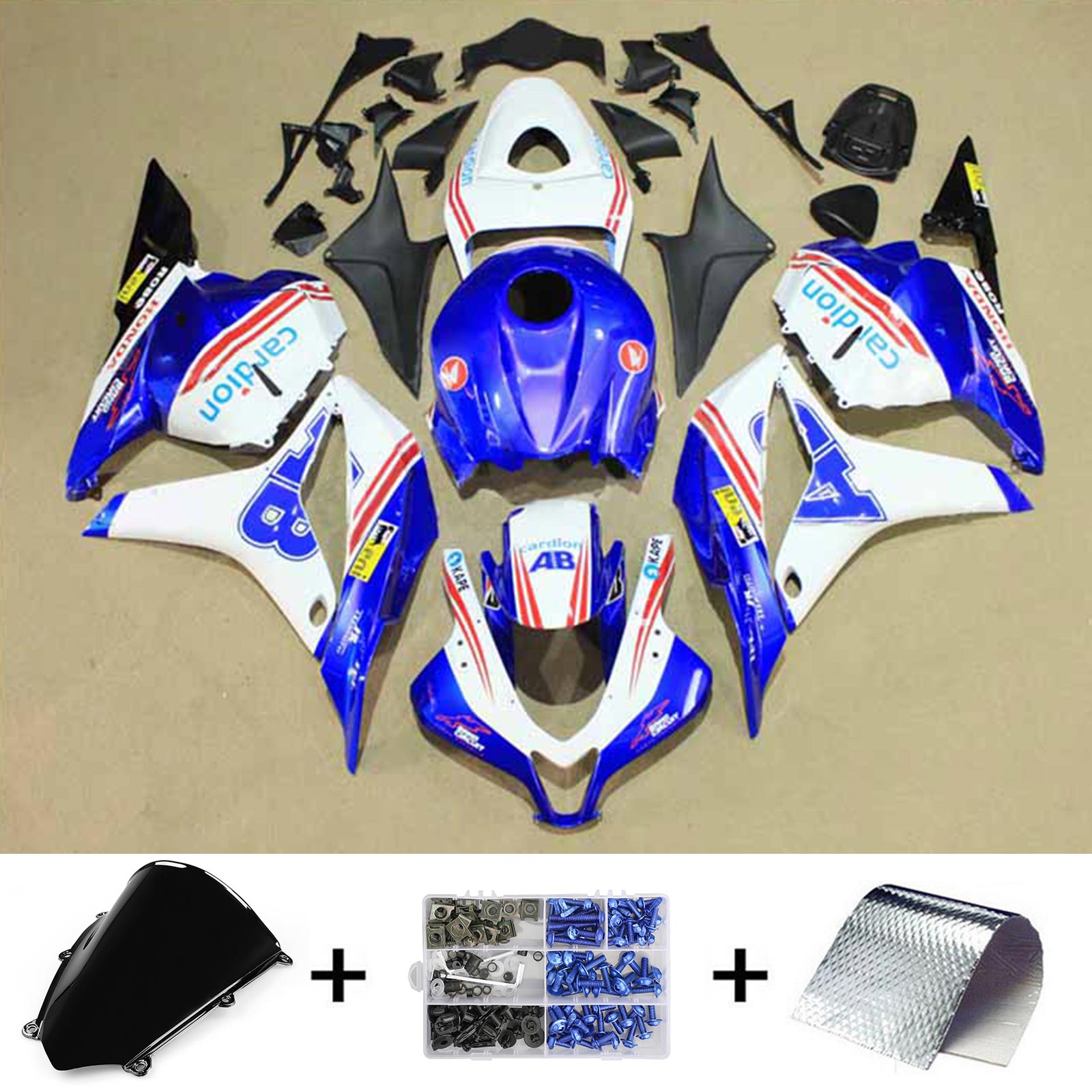 2009-2012 Honda CBR600RR F5 Fairing Kit Bodywork Plastic ABS