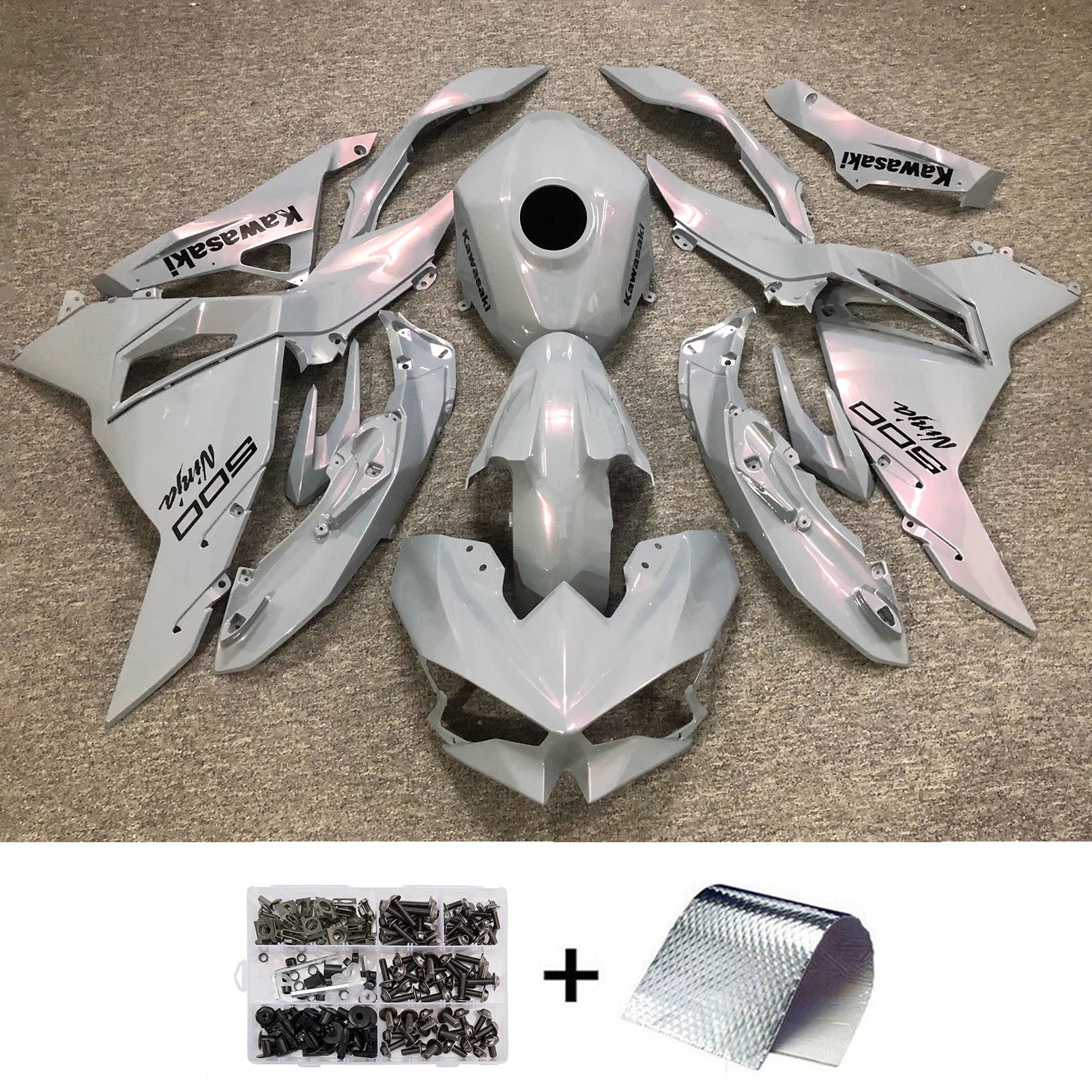 Injection Fairing Kit Bodywork ABS fit For Kawasaki Ninja 500 2024-2025