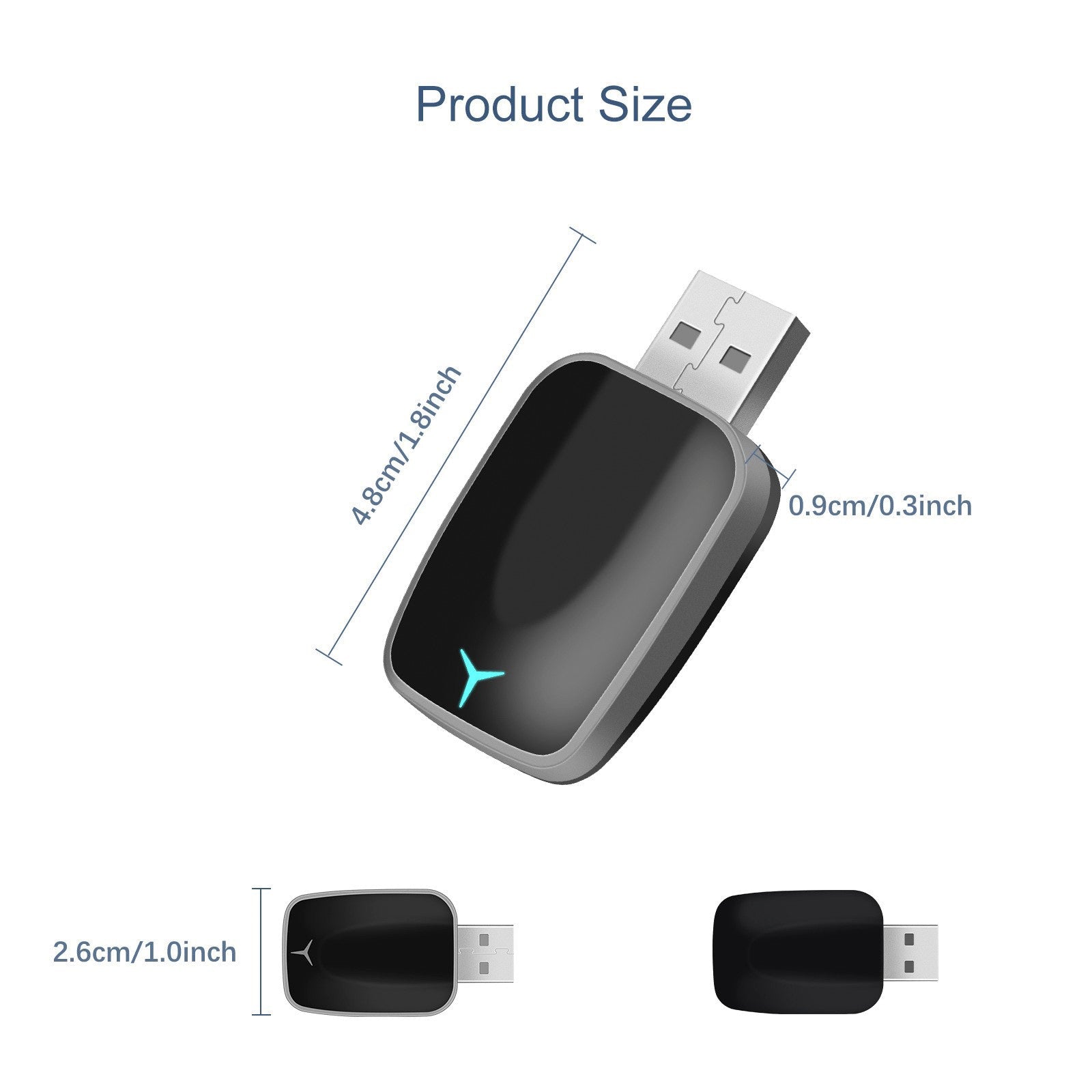 2 in 1 USB Car Dongle Connect Box Wireless Apple Carplay Android Auto Adapter