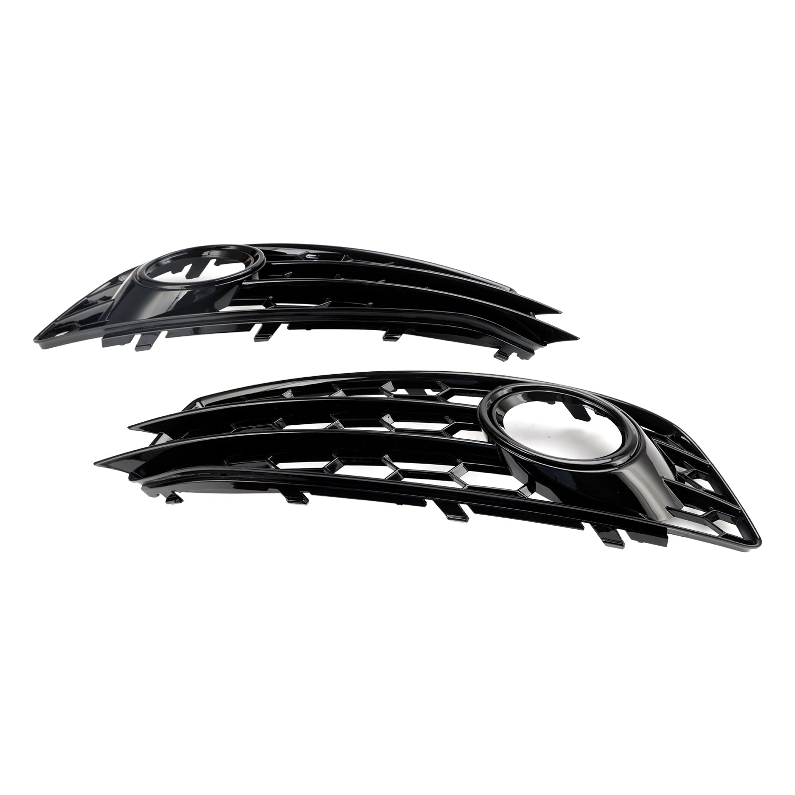2009 2010 2011 2012 Audi A3 8P S-Line Honeycomb Front Bumper Fog Light Grill Cover