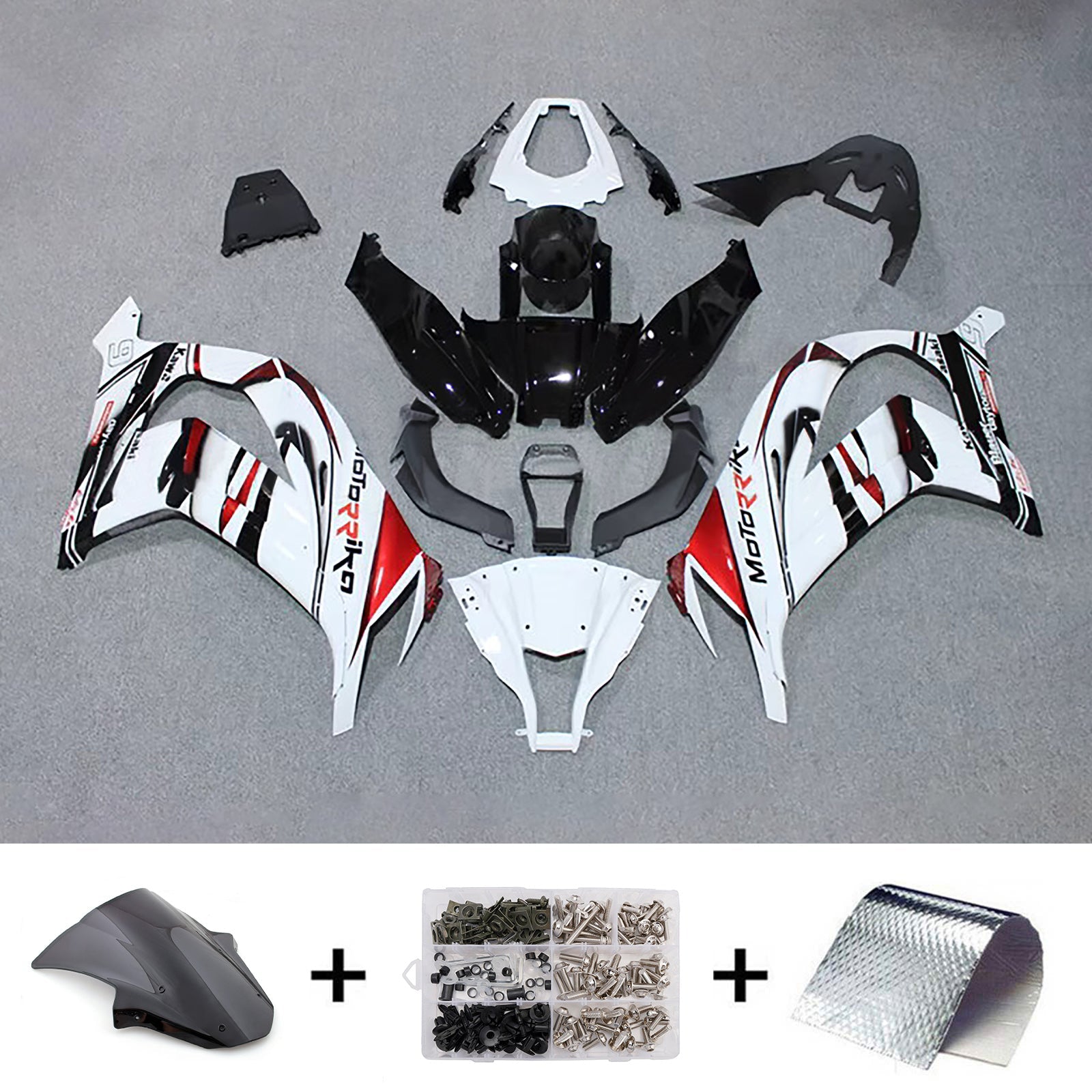Injection Fairing Kit Bodywork Plastic ABS fit For Kawasaki ZX10R 2011-2015