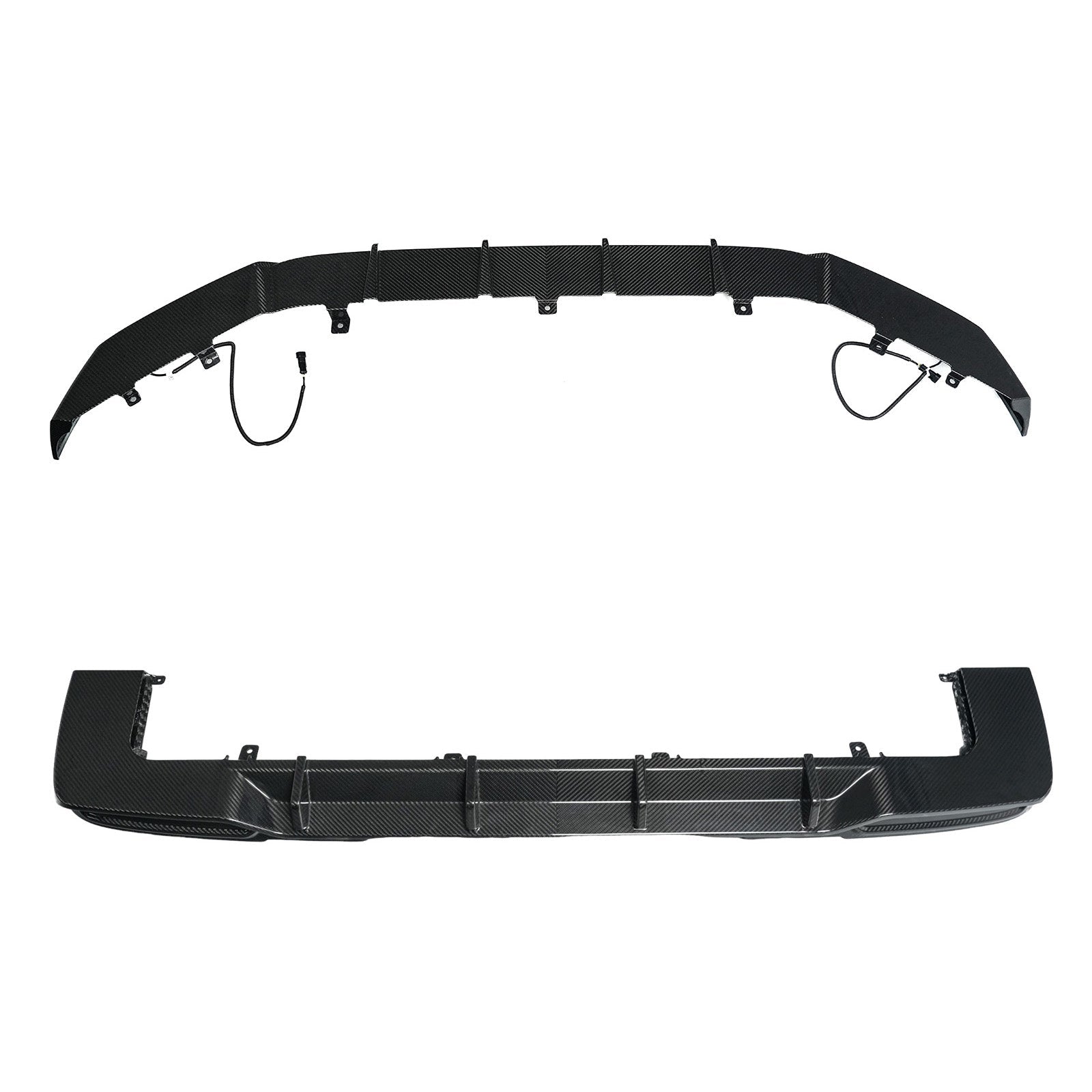 Dry Carbon Fiber Front Rear Bumper Diffuser Lip Fit Benz G-Class W465 2025+