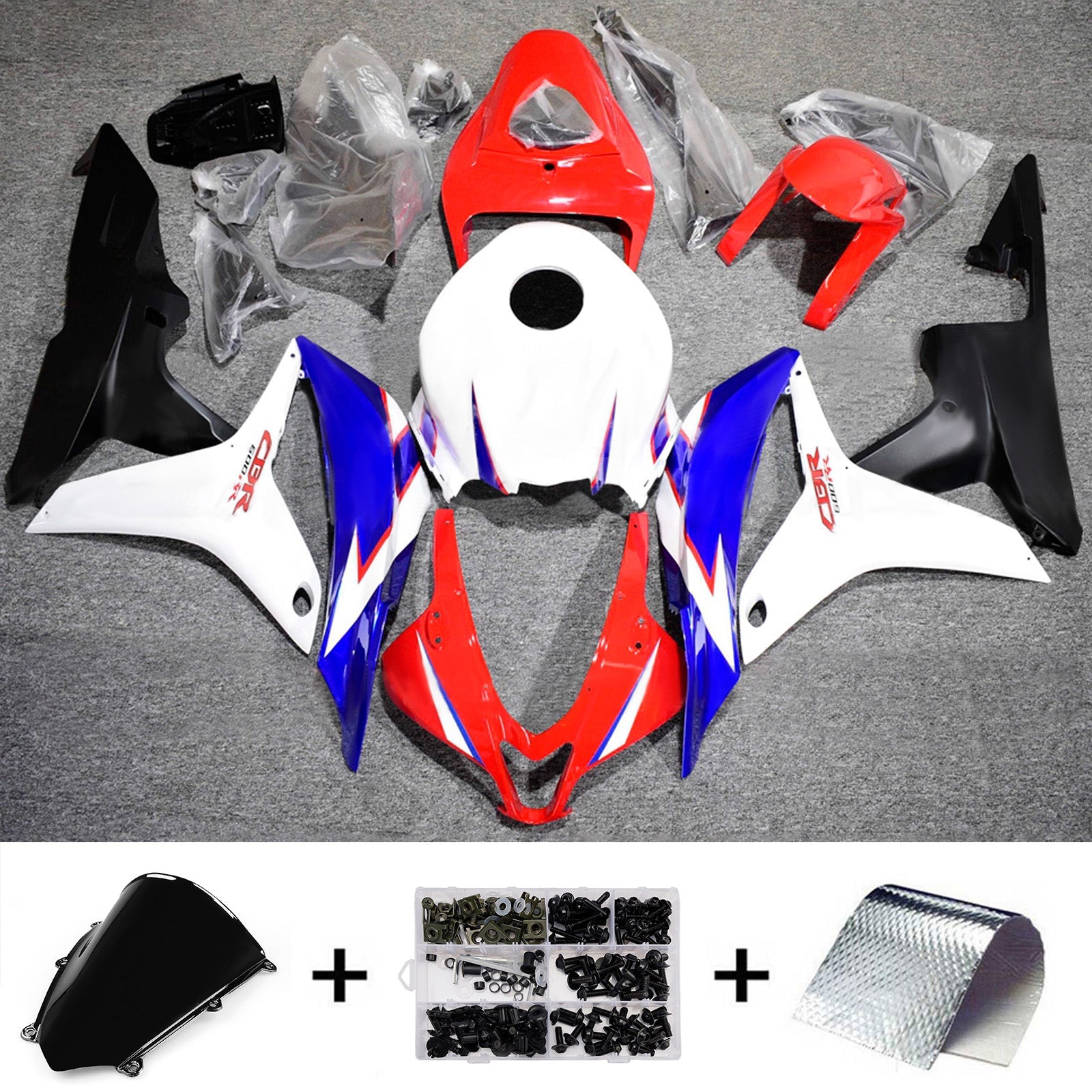Injection Fairing Kit Bodywork Plastic ABS For Honda CBR600RR 2007-2008 F5