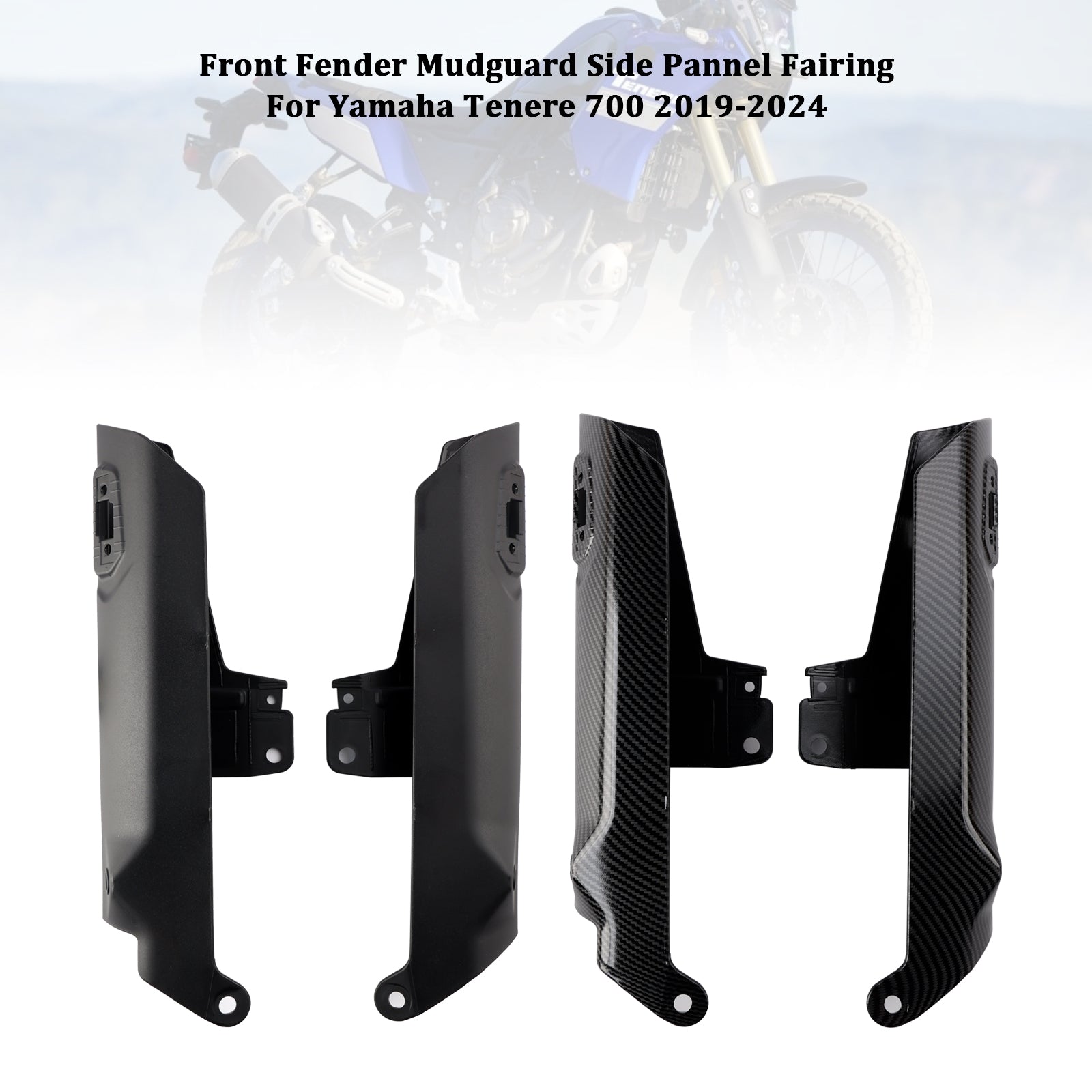 2019-2024 Yamaha Tenere 700 Front Fender Side Panel Protector Fairing