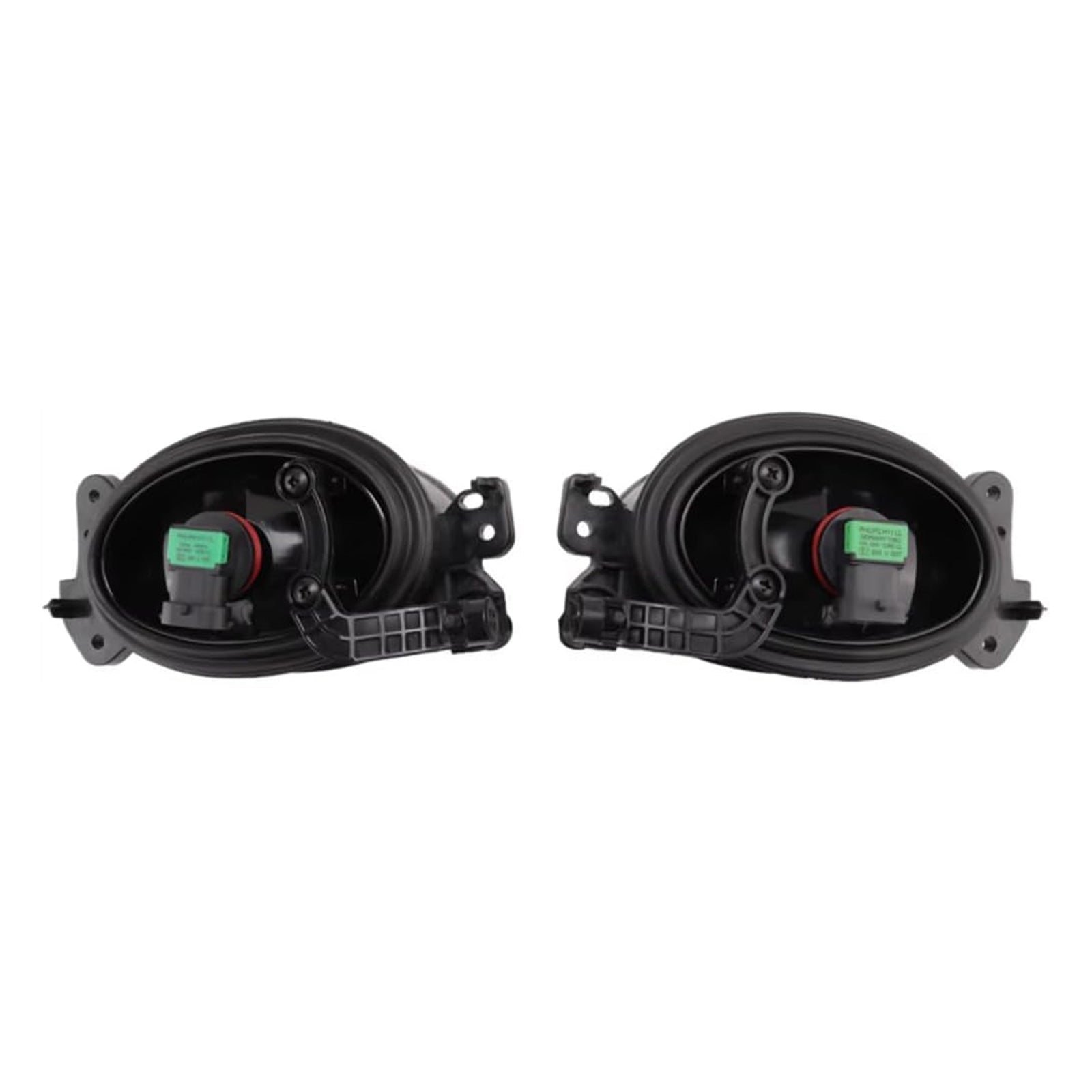 2006-2009 Mercedes CLS-Class Pair Front Fog Light Lamps With Bulbs A1698201556 A1698201656