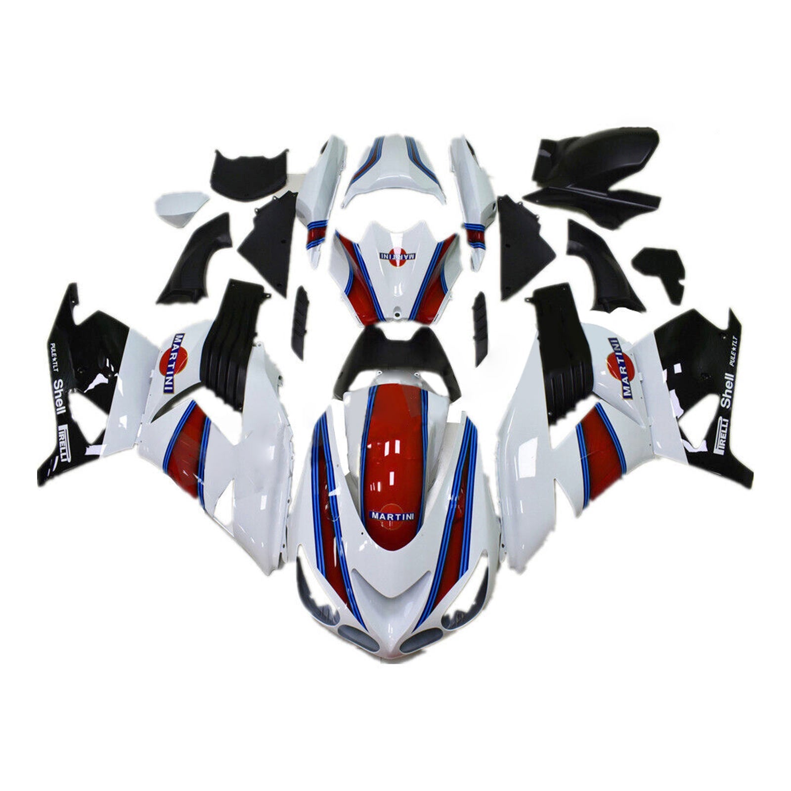 2006-2011 Kawasaki ZX14R ZZR1400 Injection Fairing Kit Bodywork