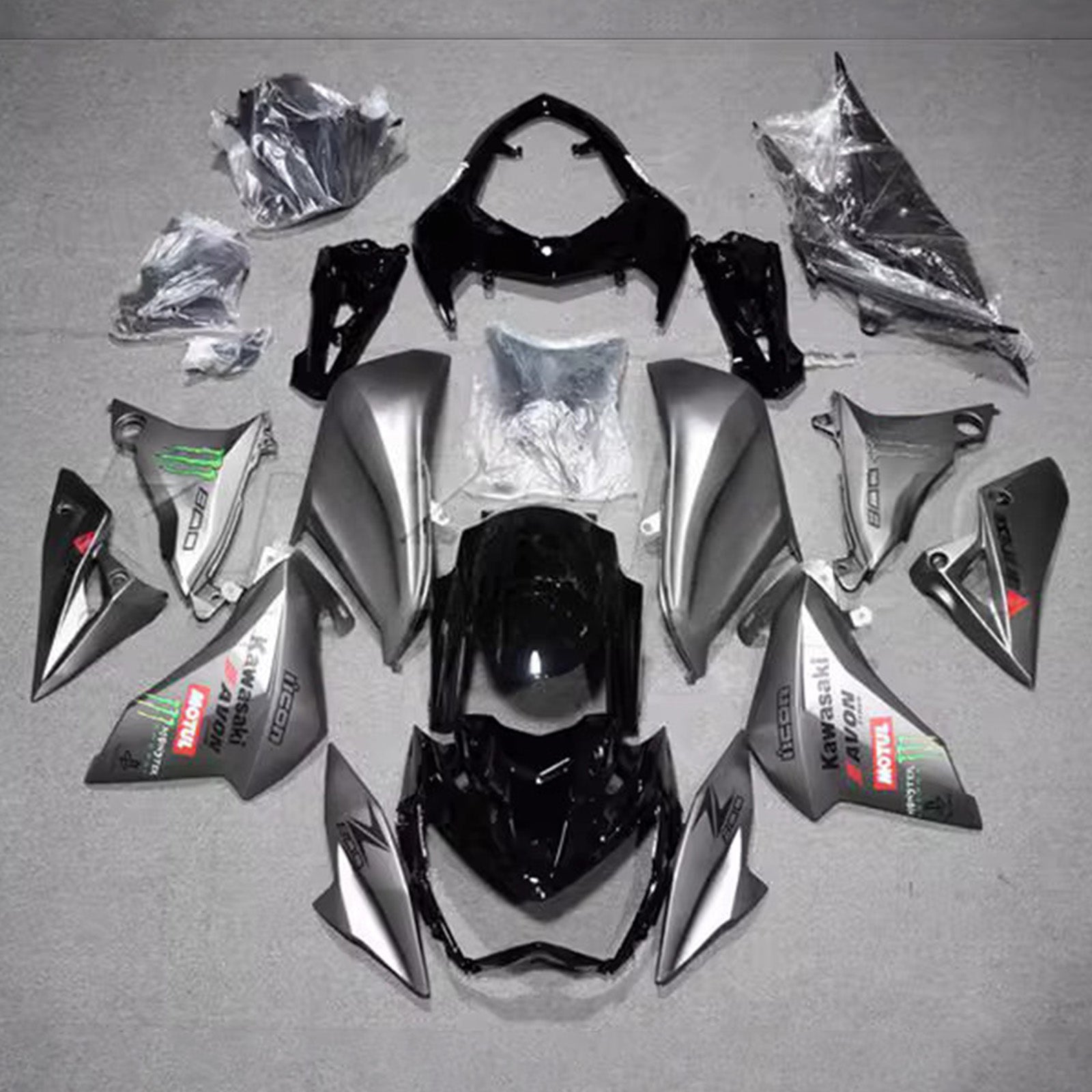 Injection Fairing Kit Bodywork Plastic ABS fit For Kawasaki Z800 2013-2018
