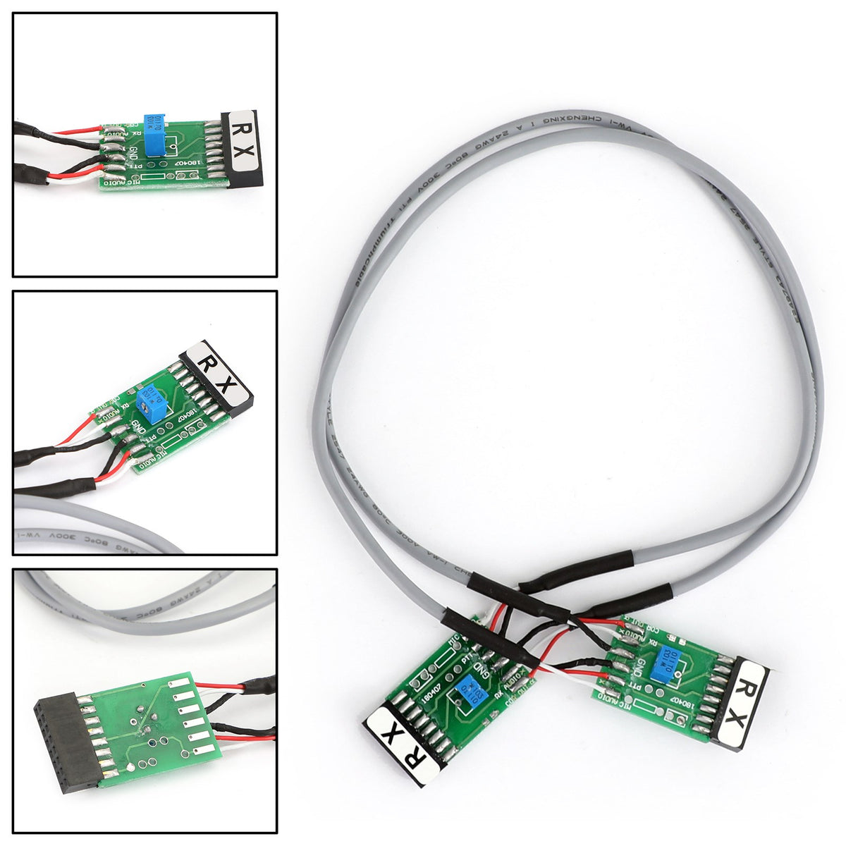 5x Double Repeater Control Cable TX/RX-2 For GM300 Radio Relay Station