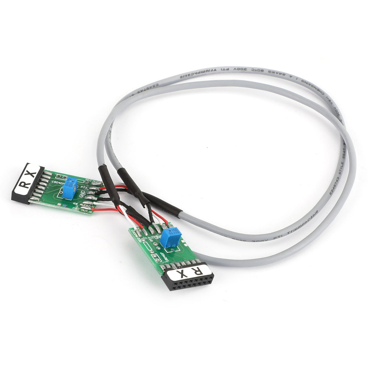 5x Double Repeater Control Cable TX/RX-2 For GM300 Radio Relay Station