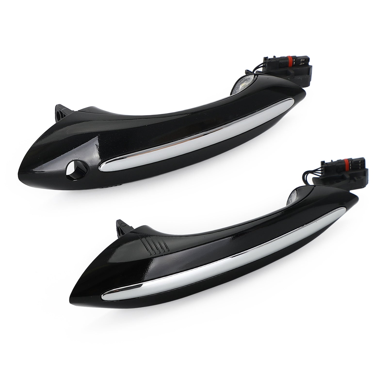 Black Exterior Left+Right Door Handle 51217231931/51217231934 For BMW F10 F01