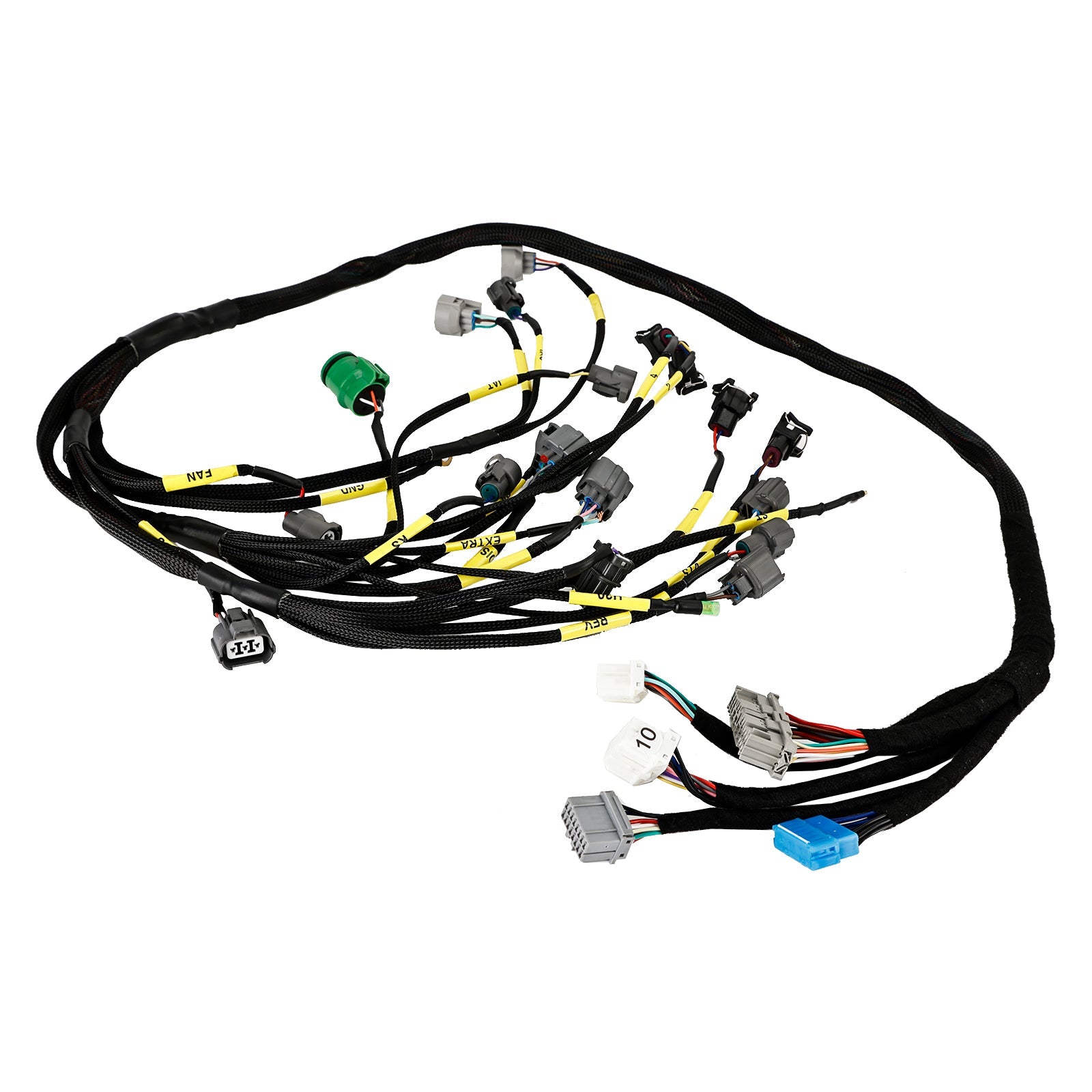 1992-2995 Honda B/D-Series OBD1 Tucked Budget Engine Harness w/OBD1 Dist/Inj/Alt OBD1 Budget D & B-series Tucked Engine Harness CNCH0BD11