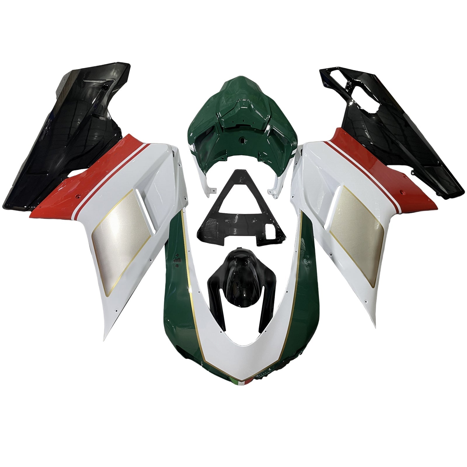 2007-2011 Ducati 1098 1198 848 Fairing Kit Bodywork ABS