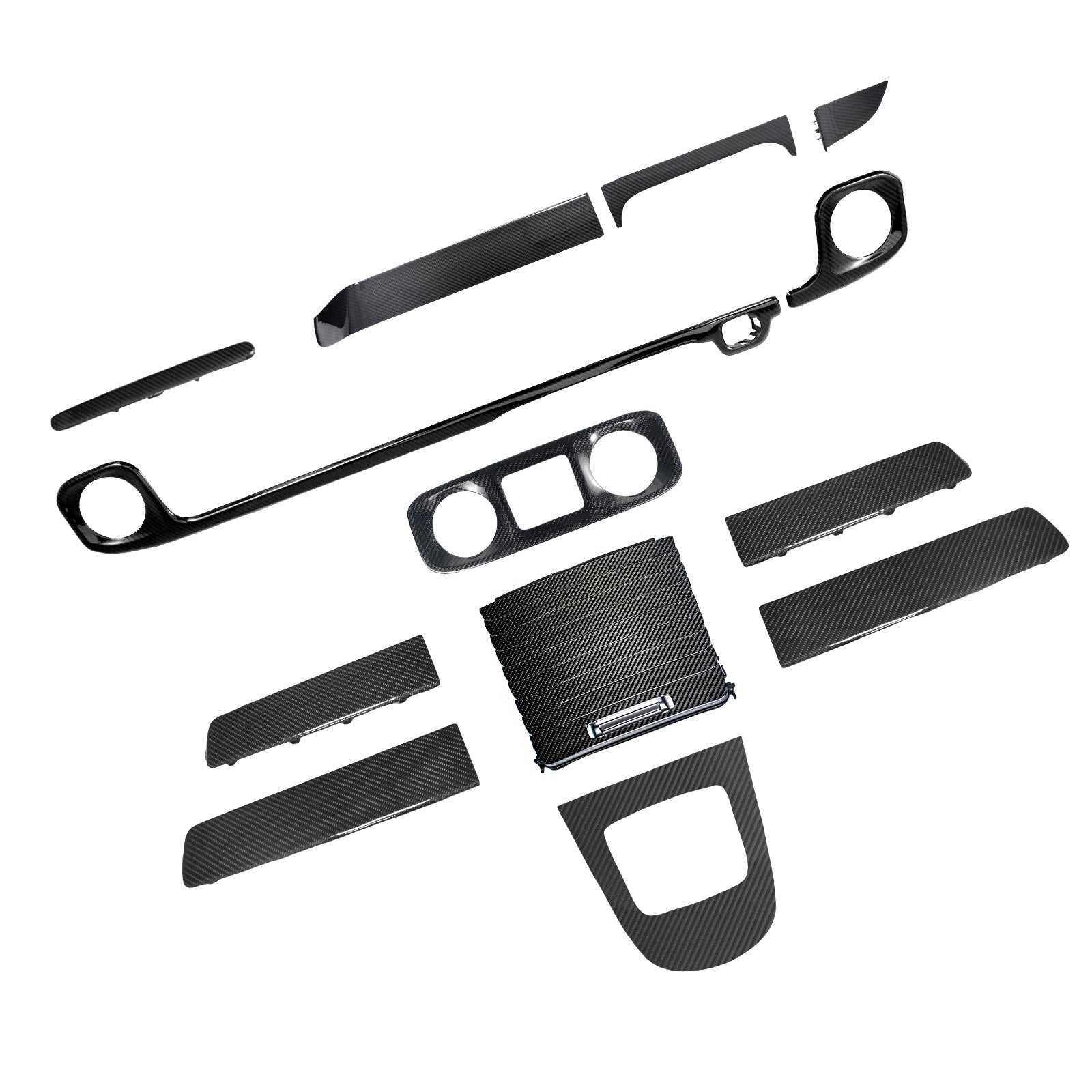 2025+ Fit Mercedes W465 G550 G580 G63 Dry Carbon Dash Interior Trim Panel Set
