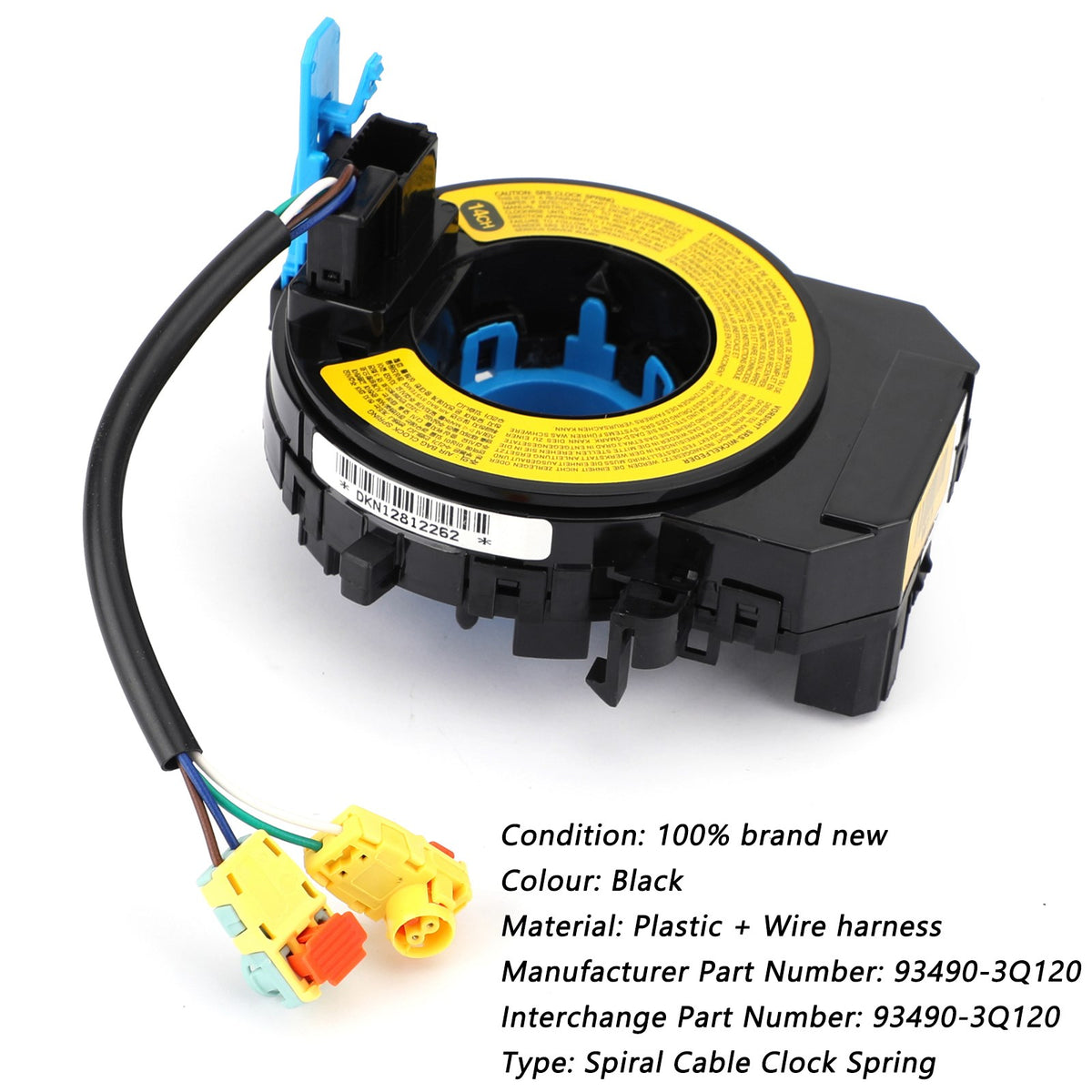 Airbag Squib Spiral Cable Clock Spring Fit Hyundai Elantra Sonata 93490-3Q120