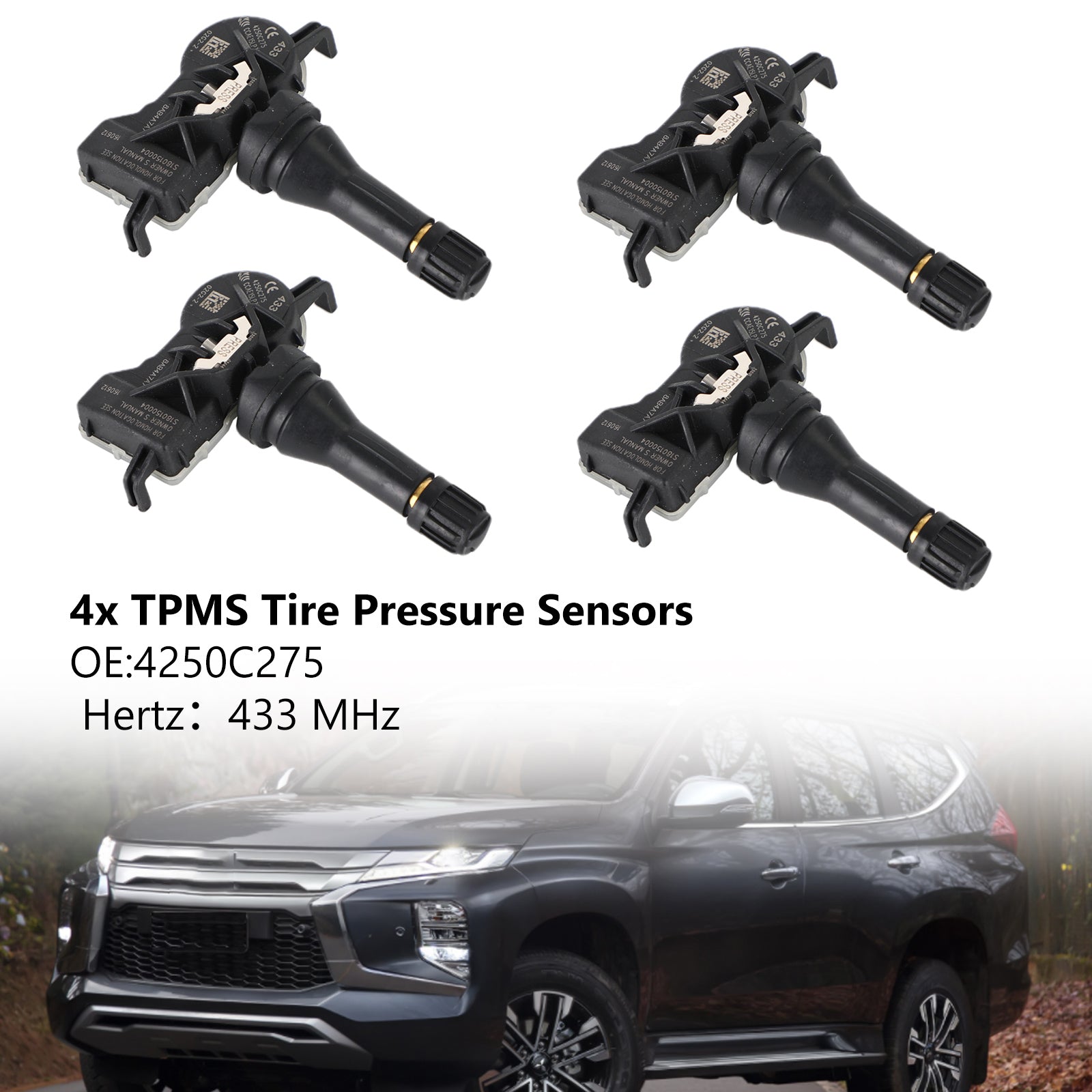 2017/01-2019/12 Mitsubishi B-SUV TPMS Tire Pressure Sensor 4250C275 Generic