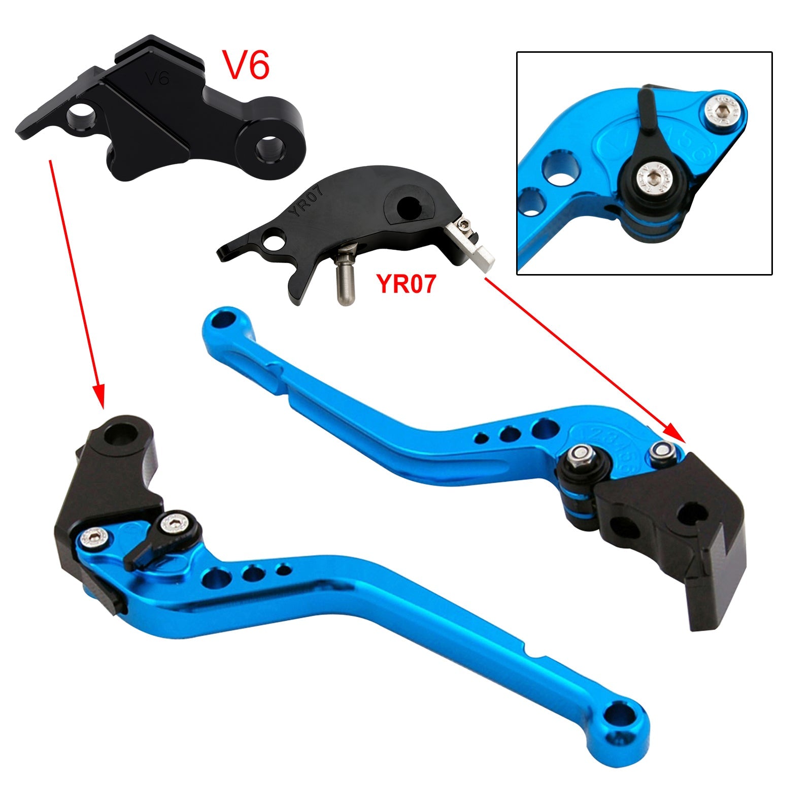 Long Clutch Brake Lever fit for YAMAHA XSR900 XSR900GP MT-09 MT-09SP 2024-2025