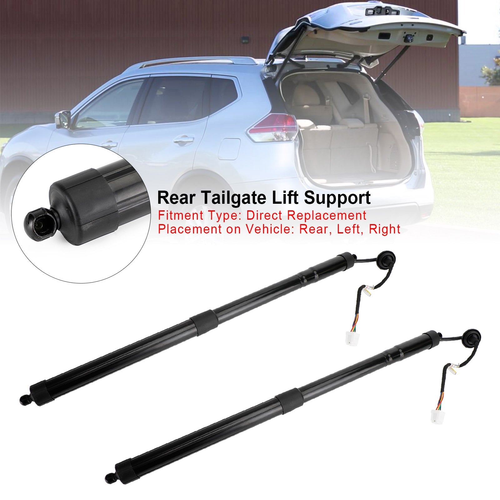2014-2019 Nissan Rogue S Sport Utility 4-Door 2.5L 2PCS Electric Tailgate Struts 905614BA4A 971827851