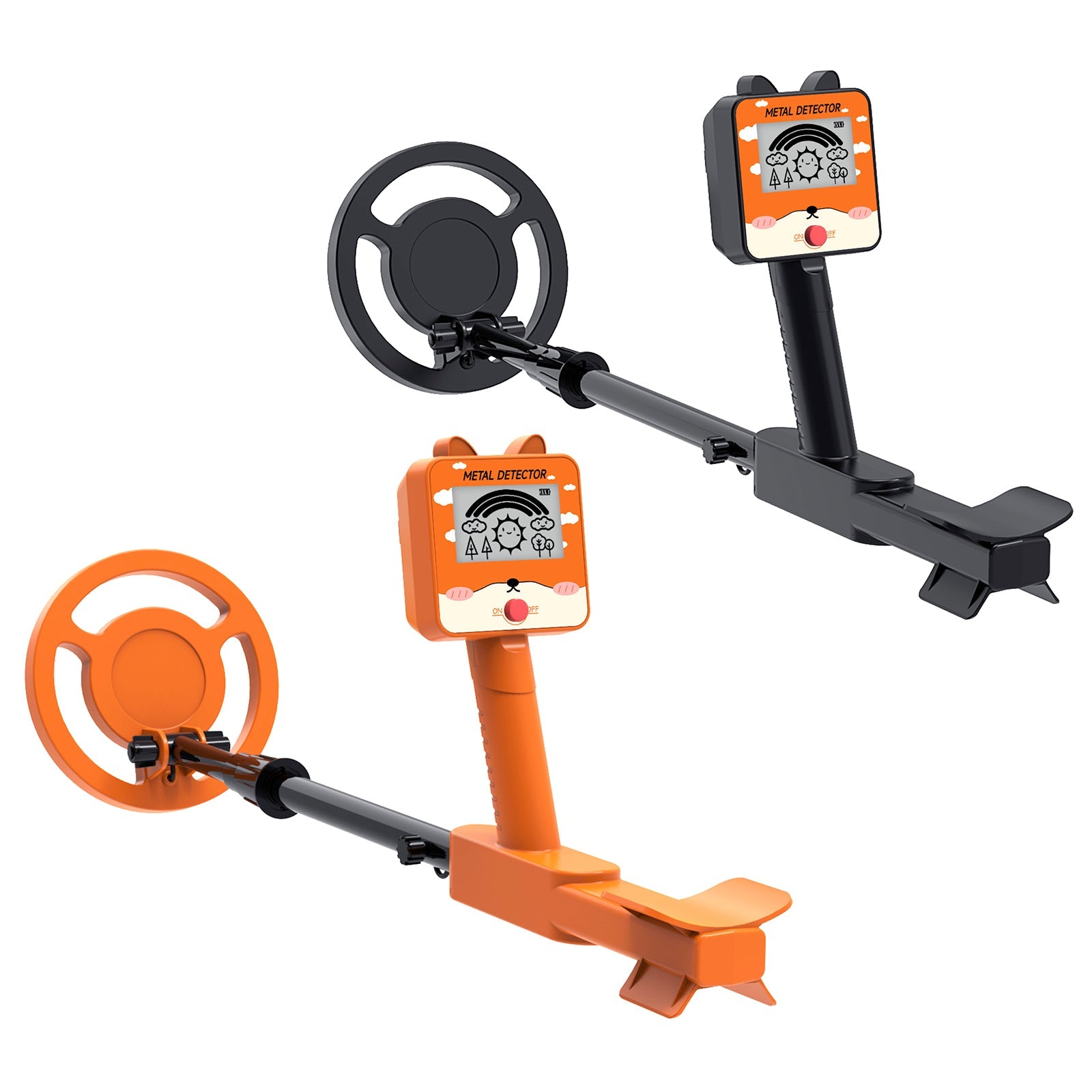 GT260 Kids Child Treasure Seeker Beginners Metal Detector Waterproof 6.3" Coil