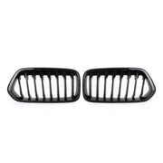 2018-2023 BMW X2 Series F39 Gloss Black Front Bumper Grille Grill 51712455246 51712455247 Generic