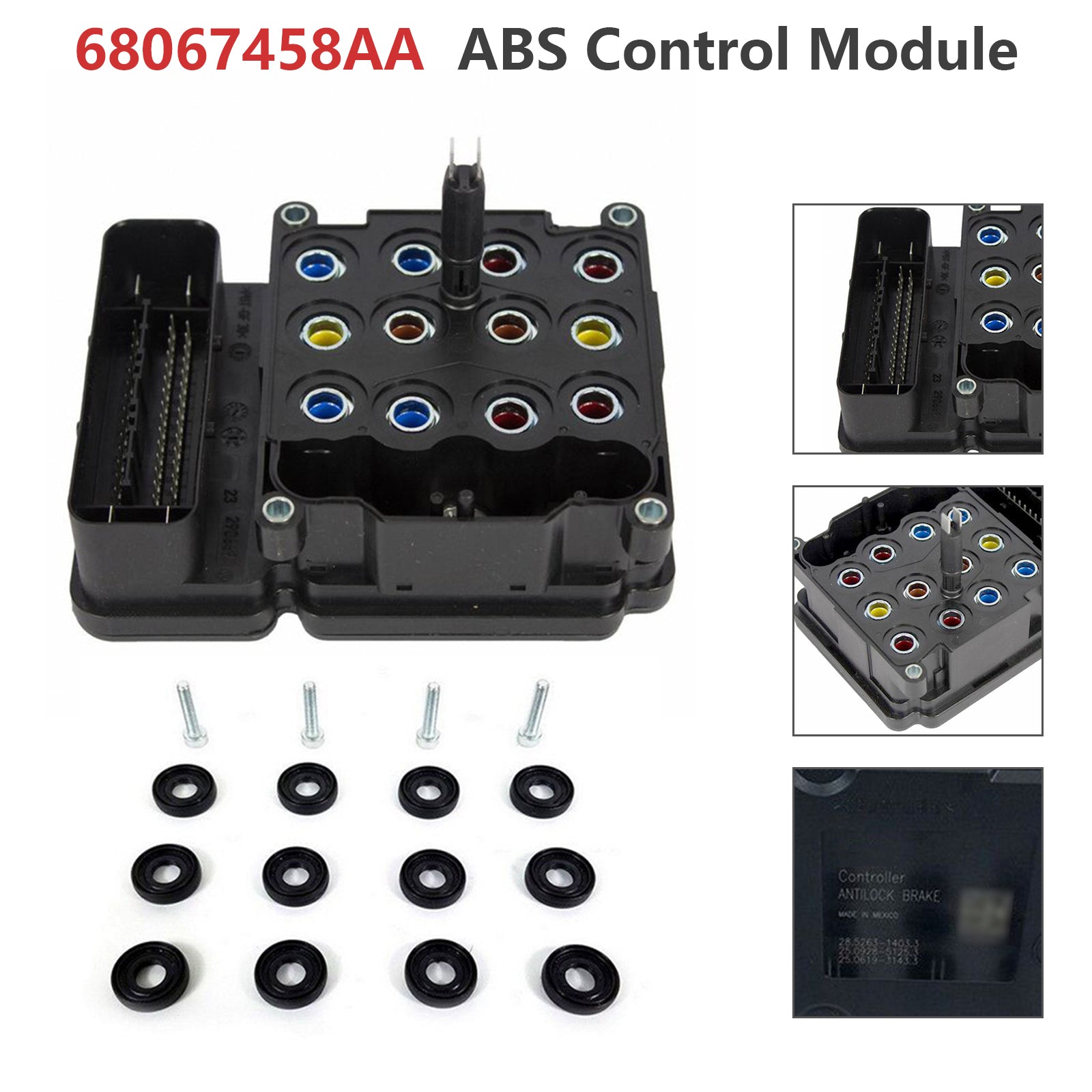 2010 Jeep Wrangler 3.8L V6 New 68067458AA ABS Control Module 68067458AA