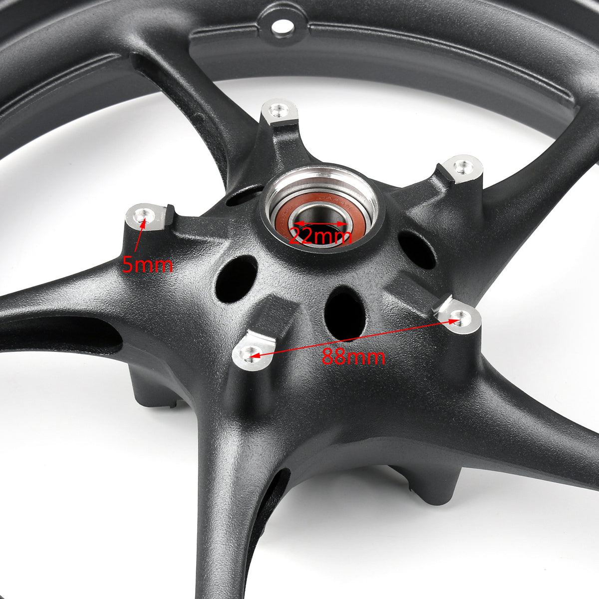 Front Wheel Rim 17"x3.5" Fit for Yamaha YZF R1 2004-2014 YZF R6 2003-2009