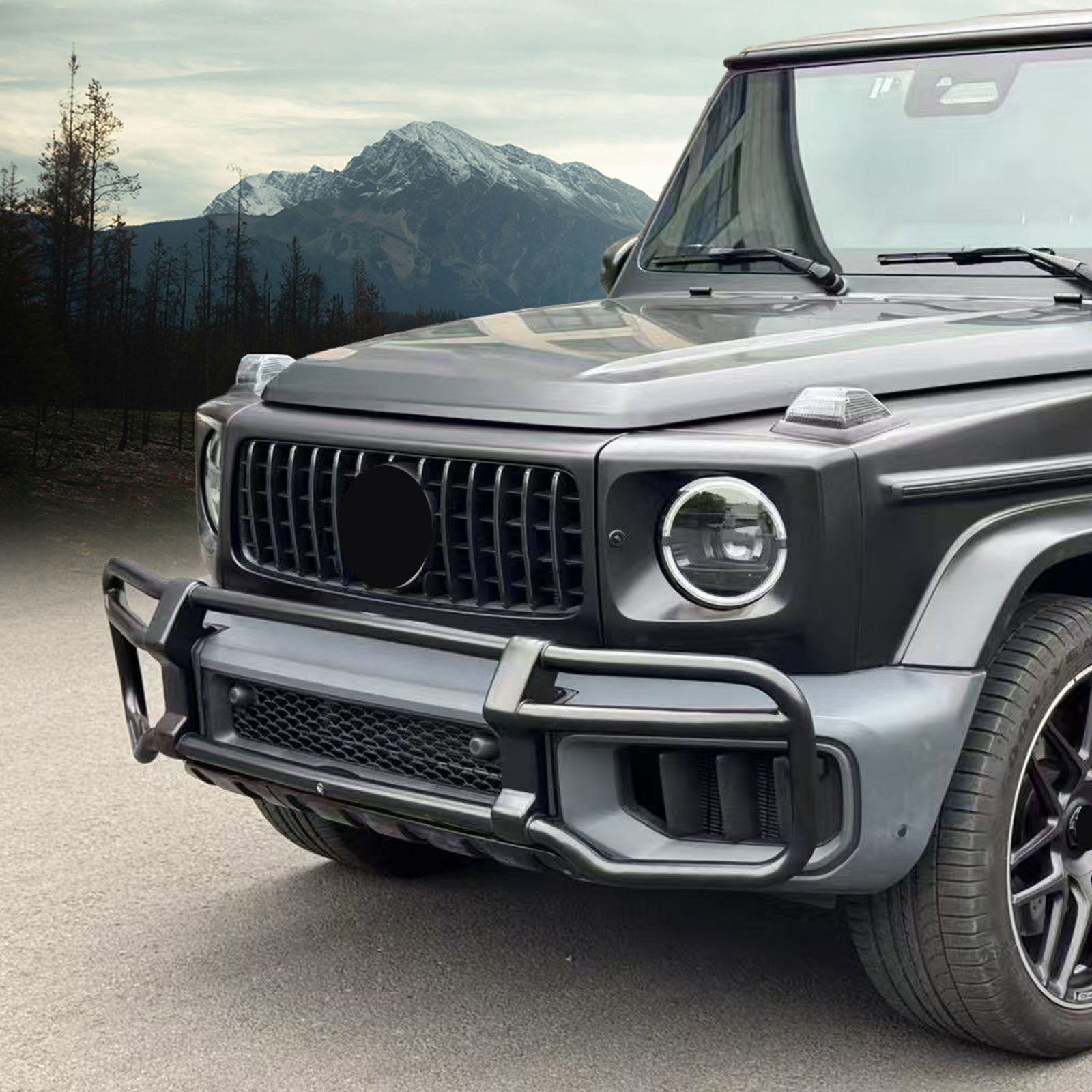 Bull Bar Front Bumper Grille Guard Fit Mercedes Benz G Class W465 2025+