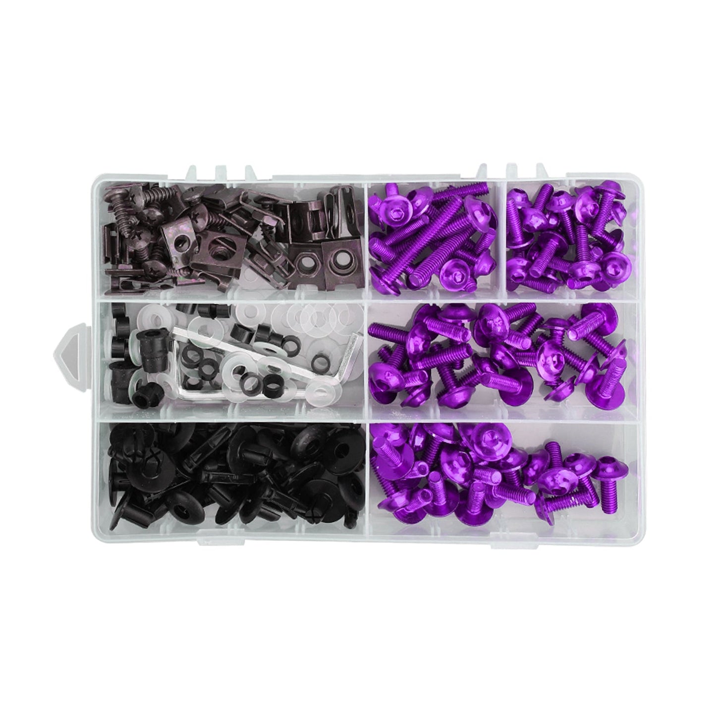 Purple Fairing Bolts Screws Bodywork Kit