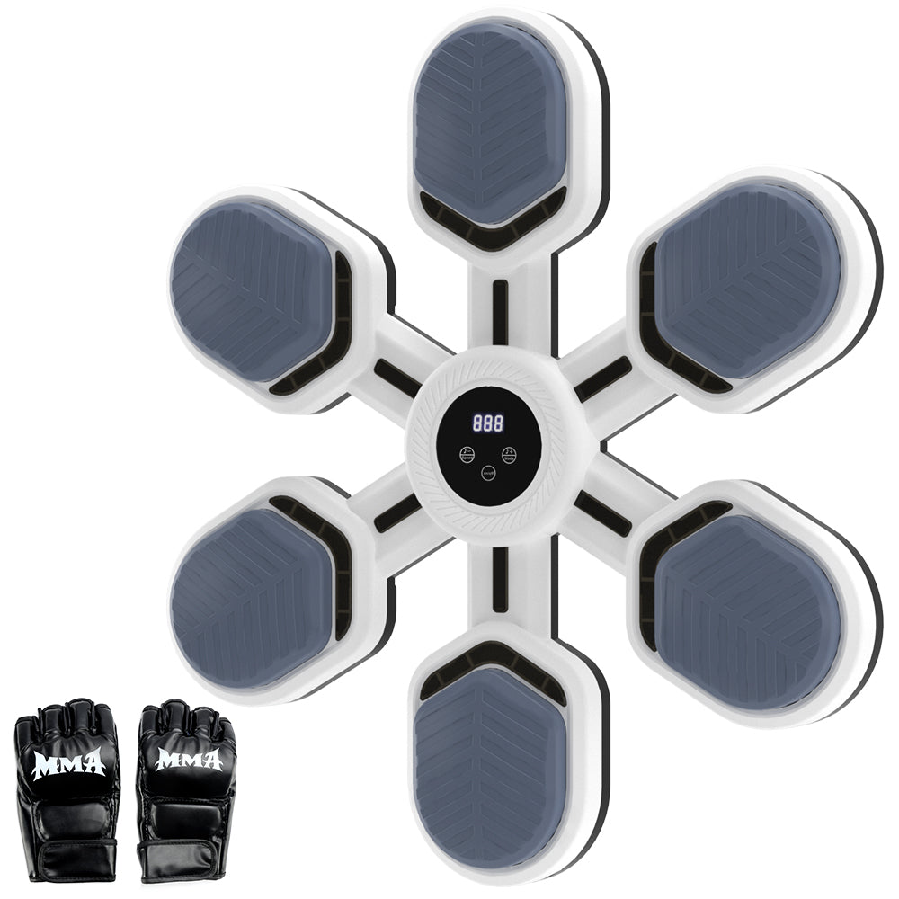 Boxing Wall Mount Machine for Adults Teens 9 Modes & 9 Speeds Smart Bluetooth Punching Trainer with Gloves Office Boxing Workout Equipment Target for Home Gym Music Boxing Machine