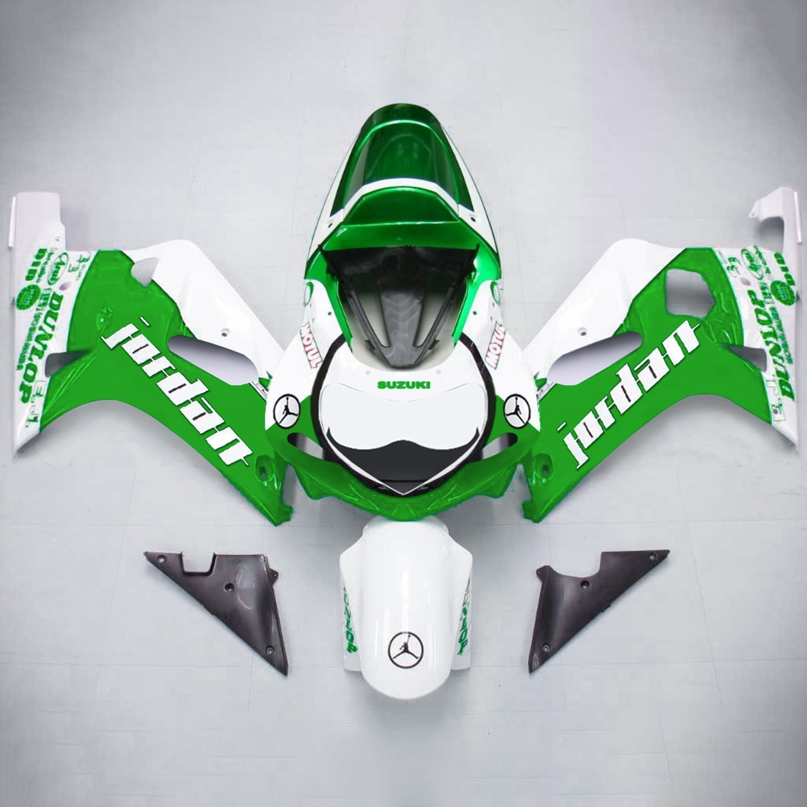 2001-2003 Suzuki GSXR750 K1 Amotopart Injection Fairing Kit Bodywork Plastic ABS #122